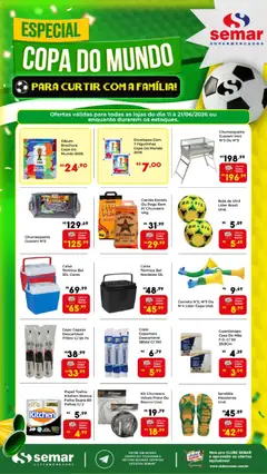 Semar Supermercado ofertas Copa do Mundo - Pré-Visualização do folheto da loja Semar Supermercado, válido de 11.06.2026