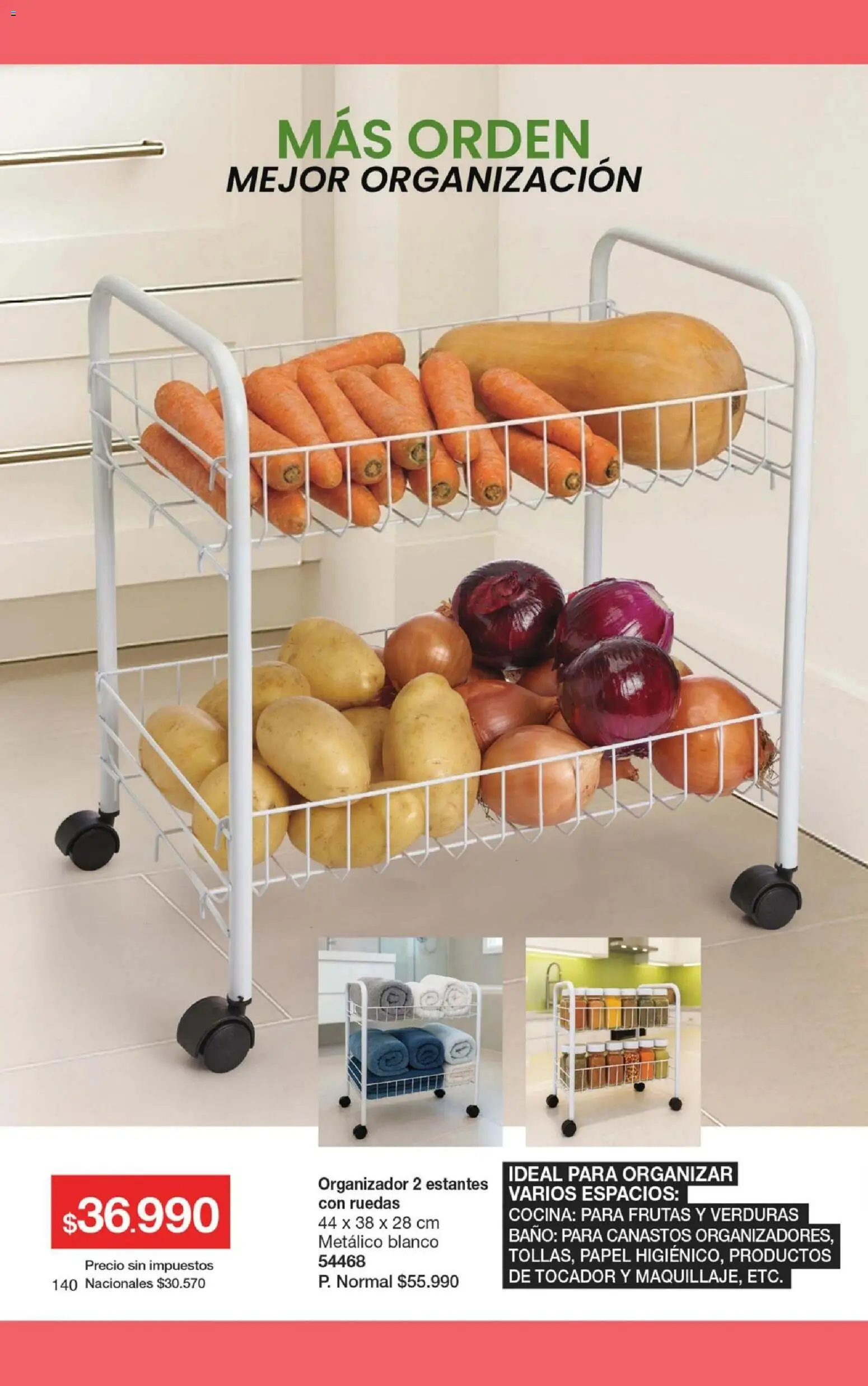 Gigot catálogo 11 │ válido desde el 01/07/2026 | Página: 146 | Productos: Organizador, Estantes, Cocina, Baño