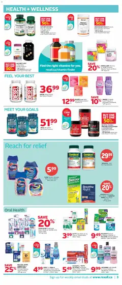 Preview of Rexall weekly flyer / circulaire from shop Rexall valid from 12.06.2026 | Page: 10 | Products: Fish, Iron, Powder, Toothpaste
