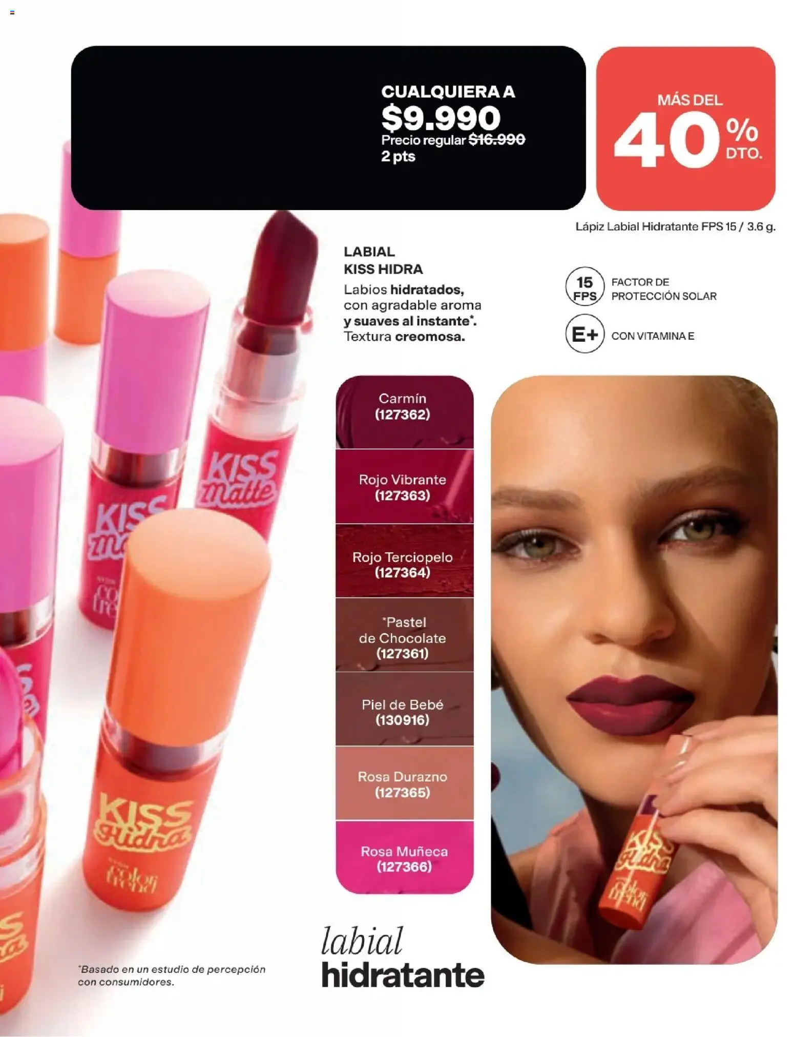 Avon revista - valida desde el 16/08/2026 | Página: 59 | Productos: Muñeca, Lápiz labial, Durazno, Chocolate