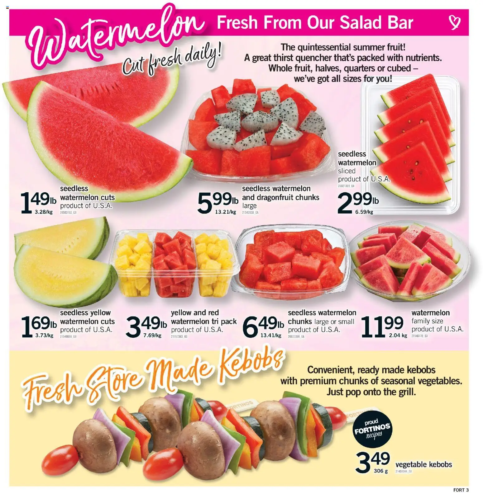 Fortinos flyer valid from 18.06.2026 | Page: 4 | Products: Salad