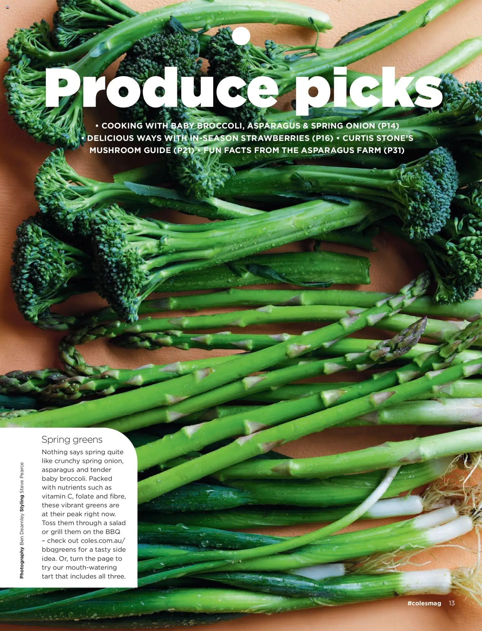 Coles catalogue - valid from 01/09/2026 | Page: 13 | Products: Salad, Onion, Asparagus, Nutrients
