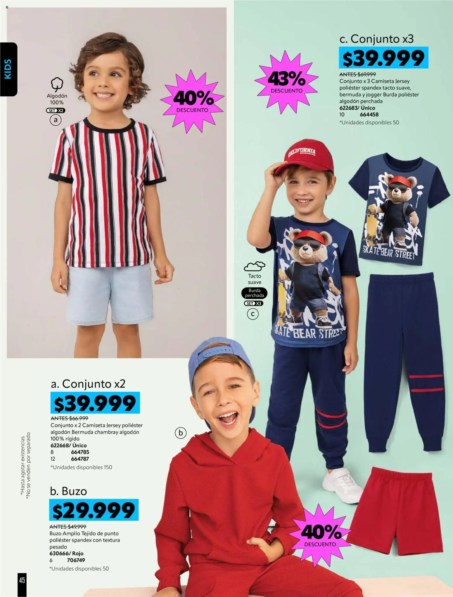 Pacifika revista - valida desde el 21/07/2026 | Página: 209 | Productos: Algodón, Bermuda, Buzo, Conjunto