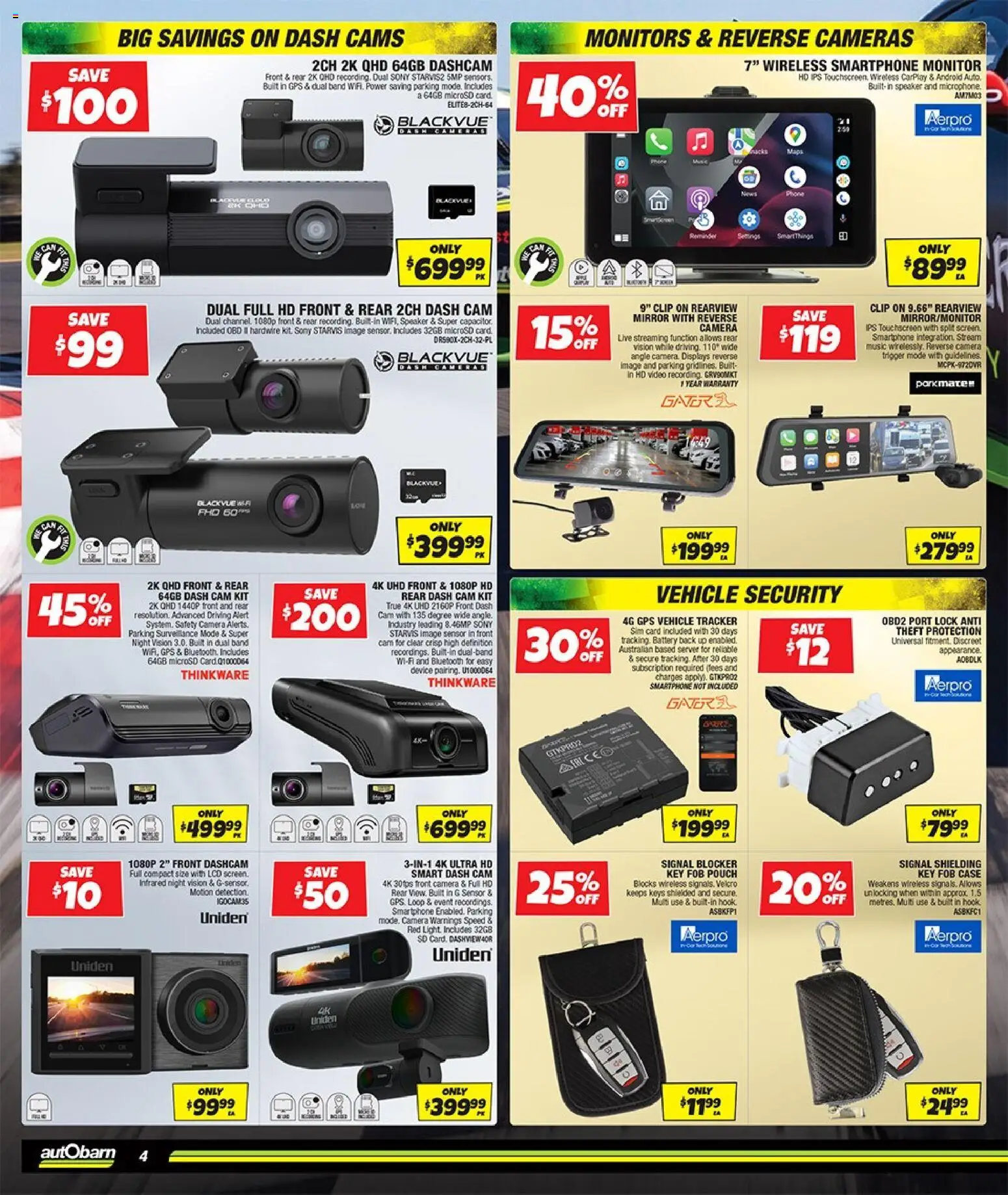 Autobarn catalogue - valid from 30/09/2026 | Page: 4 | Products: Battery, Mirror, Speaker, Video