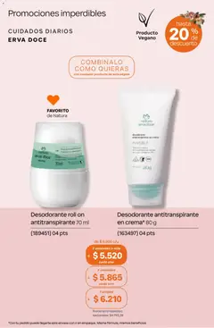 Vista previa Catálogo Natura Ciclo 13 válido desde el 02/09/2026 | Página: 79 | Productos: Diarios, Desodorante, Antitranspirante, Crema
