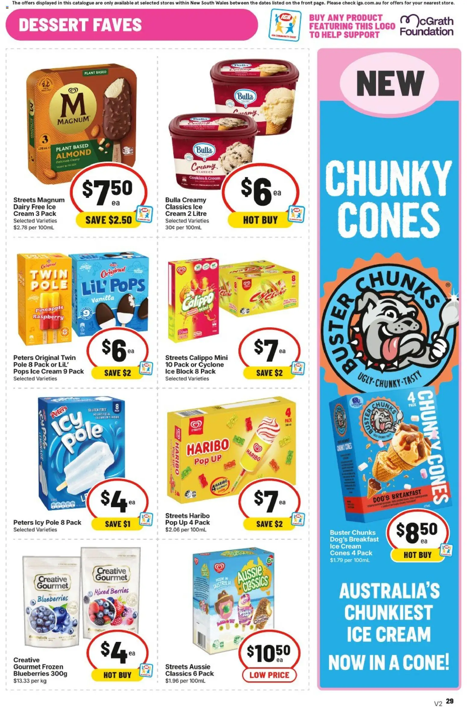 IGA catalogue - valid from 16/09/2026 | Page: 26 | Products: Dessert, Pineapple, Foundation, Magnum