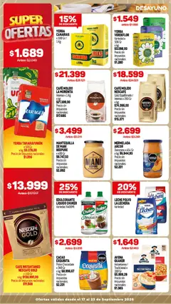 Vista previa Makro Ofertas válido desde el 17/09/2026 | Página: 11 | Productos: Hierbas, Peso, Avena, Café