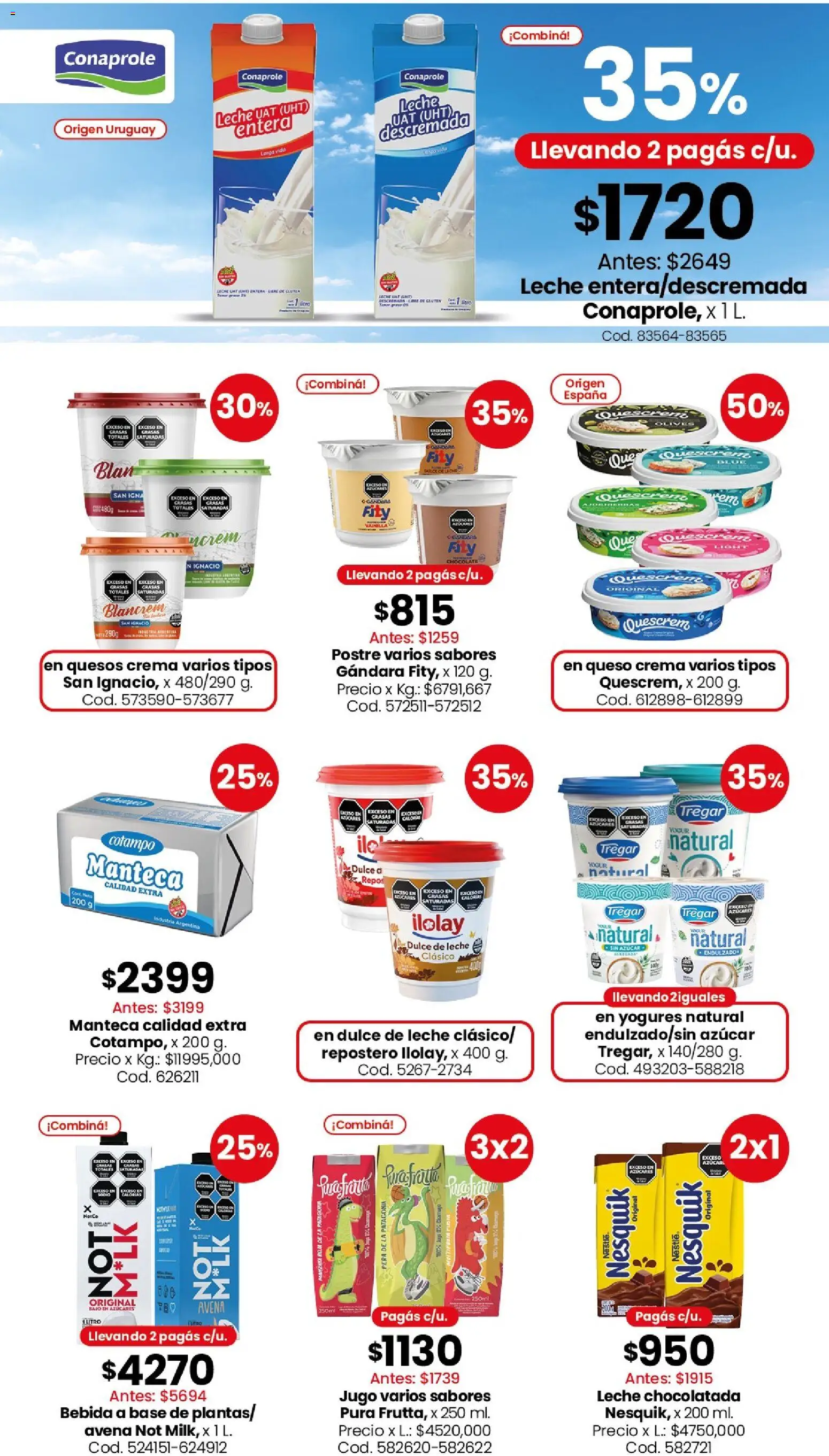 Coto - Ofertas │ válido desde el 18.05.2026 | Página: 7 | Productos: Dulce de leche, Avena, Jugo, Crema