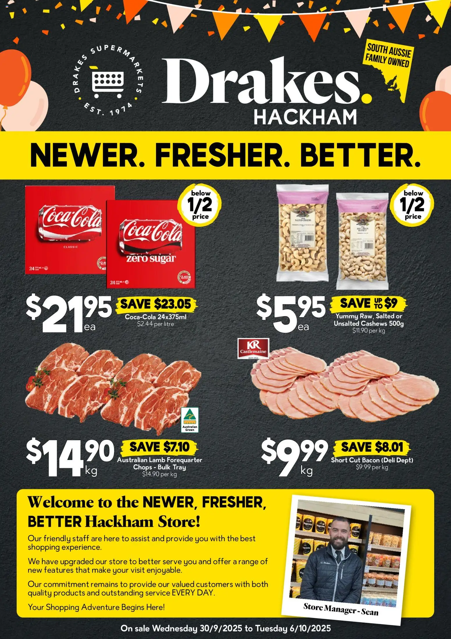 Drakes catalogue - valid from 30/09/2026 | Page: 1 | Products: Bacon, Lamb, Sugar