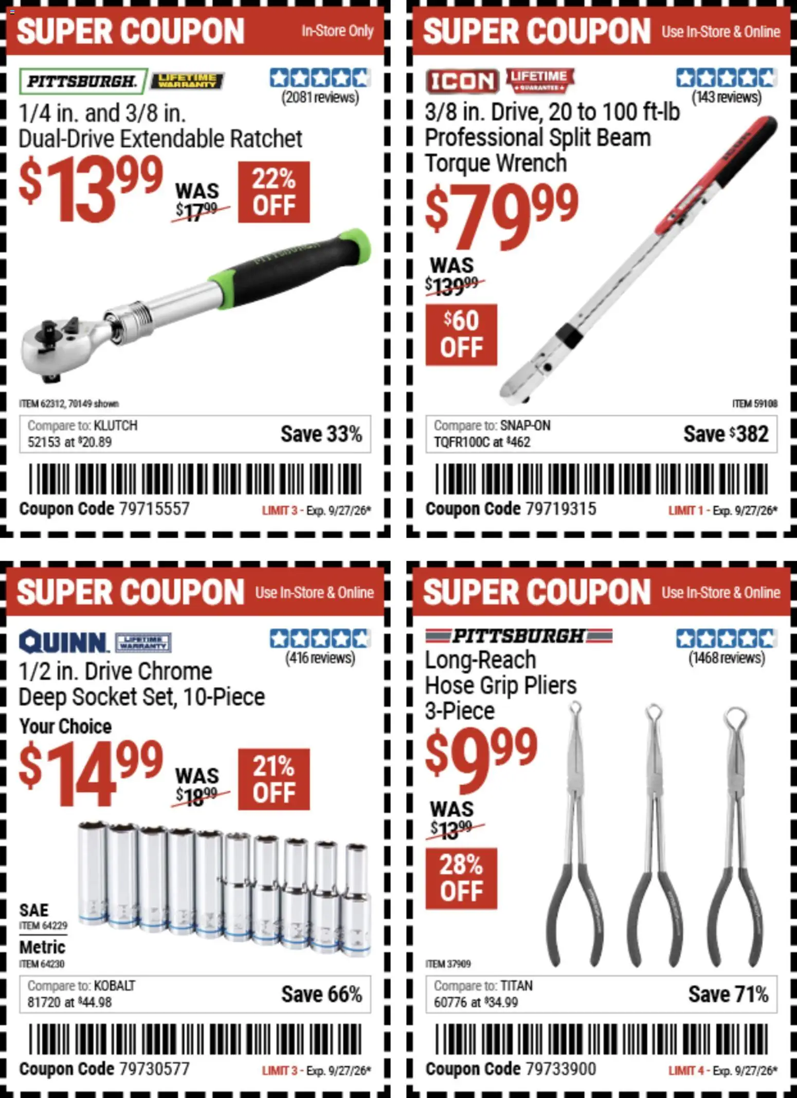 Harbor Freight Weekly Ad - valid from 09/14/2026 | Page: 17