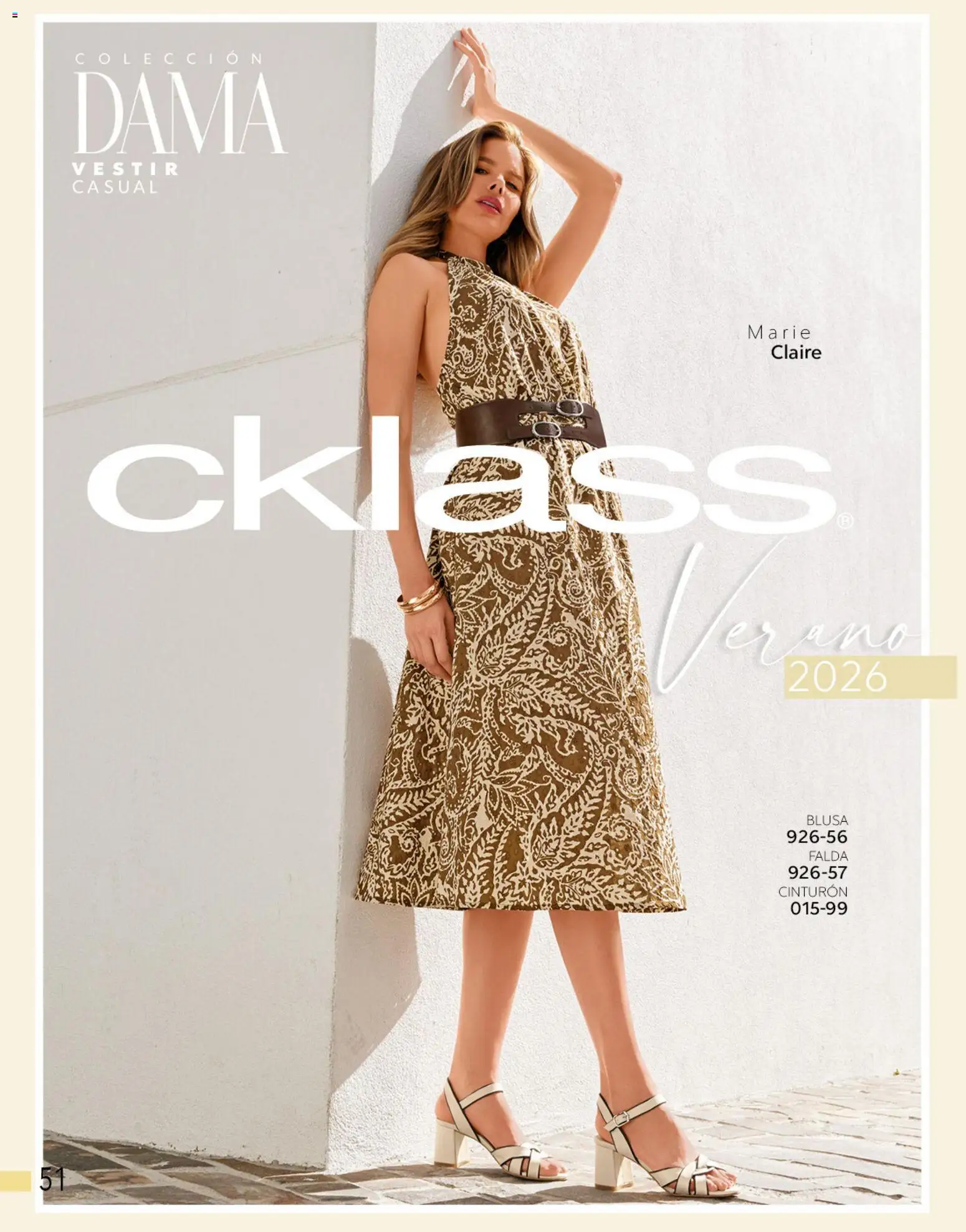 Nuevas ofertas de Cklass válidas en toda la República Mexicana desde el 05.03.2026. ¡Encuentra las mejores ofertas en Cklass catálogo Complemento Verano Ropa! | Página: 286 | Productos: Blusa, Cinturón, Falda