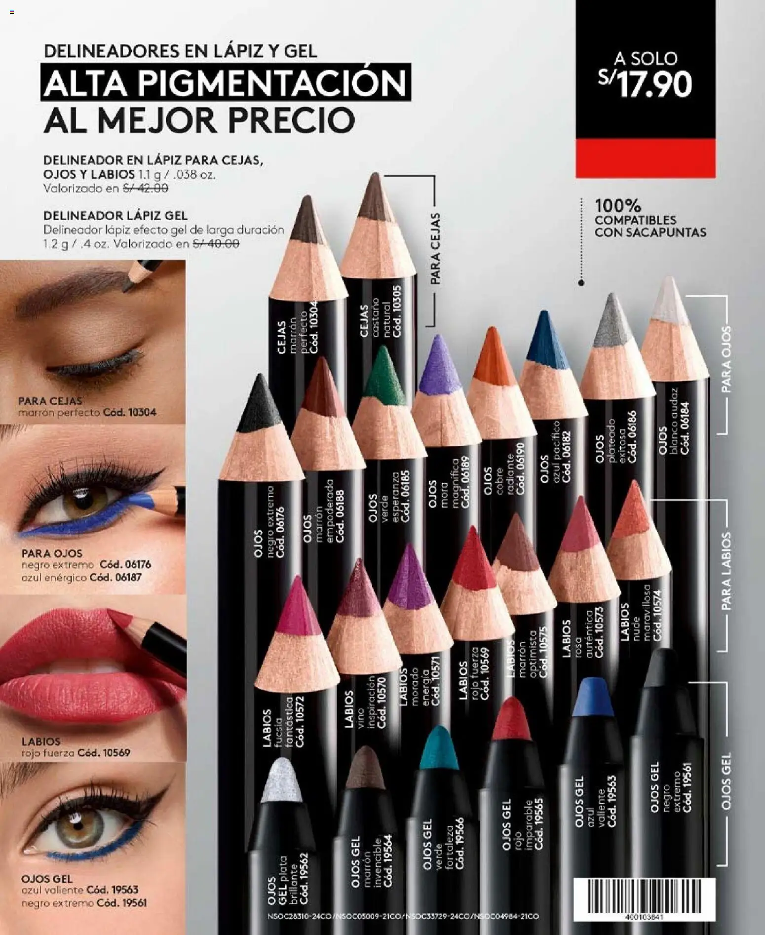 Catálogo Ésika válido desde 04/04/2026 | Página: 172 | Productos: Delineador, Vino, Sacapuntas