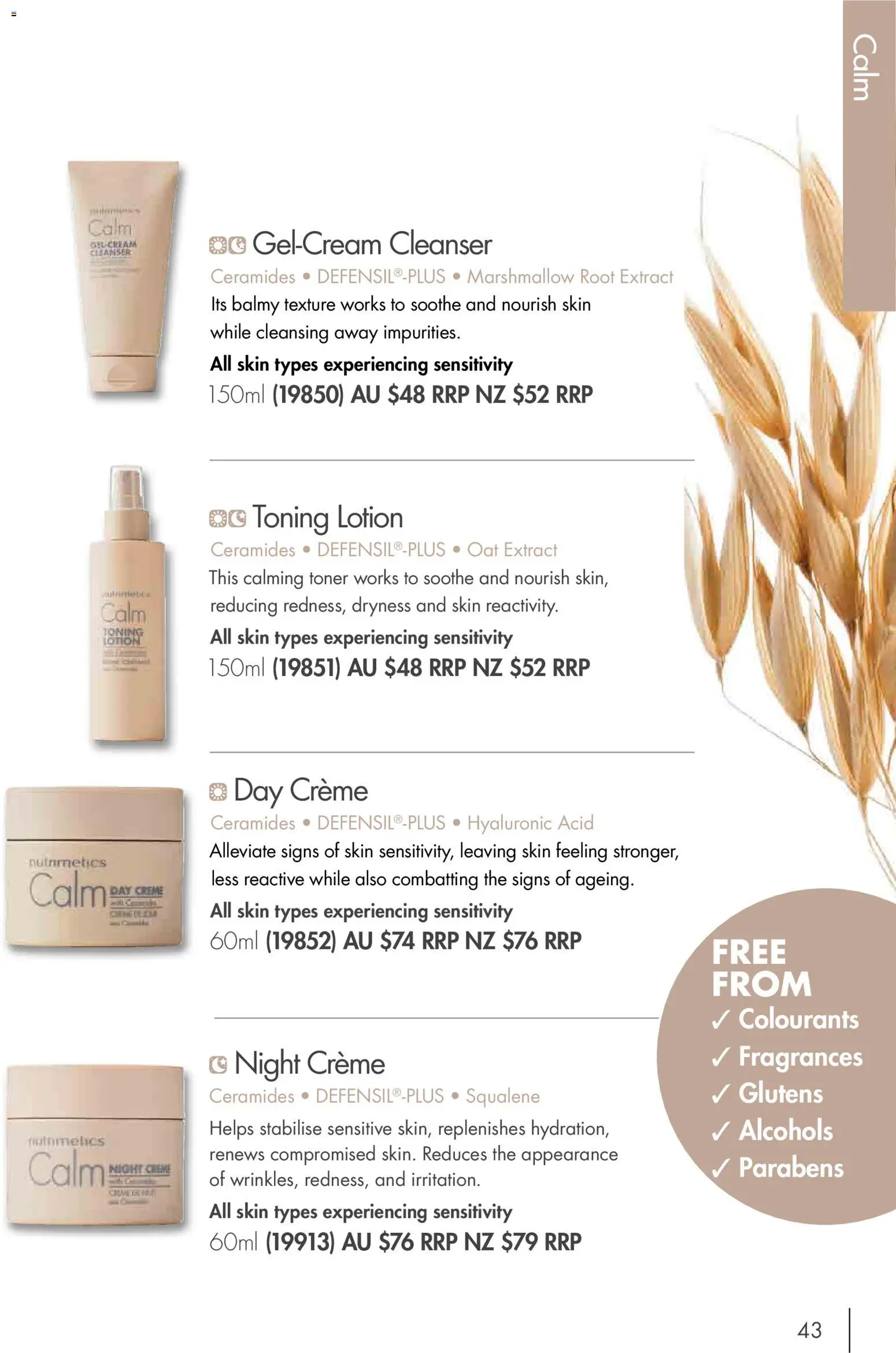 Nutrimetics catalogue - valid from 01/01/2026 | Page: 43 | Products: Lotion, Dryness, Toner