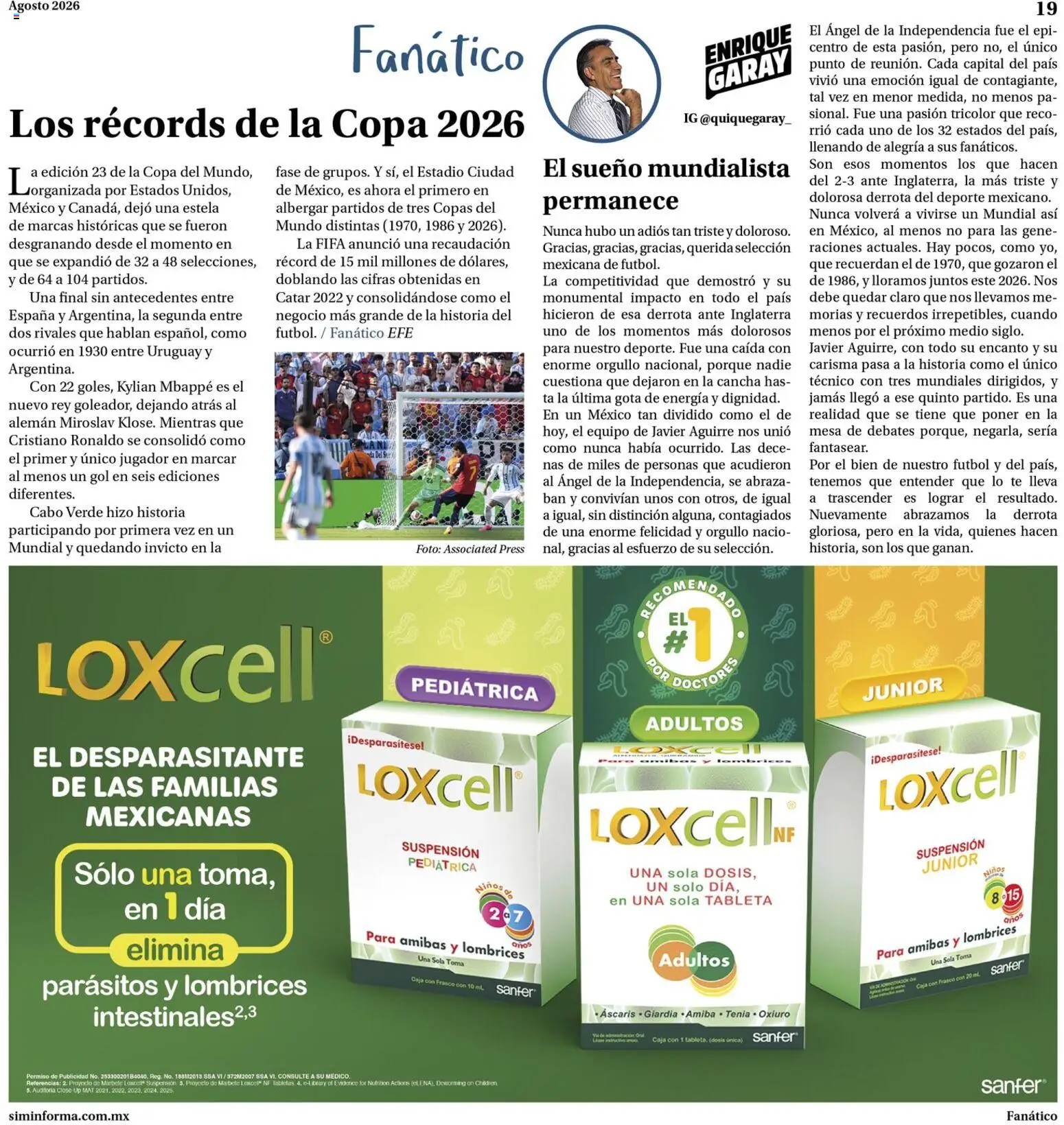 Nuevas ofertas de Farmacias Similares válidas en toda la República Mexicana desde el 01/08/2026. ¡Encuentra las mejores ofertas en Farmacias Similares catálogo! | Página: 19