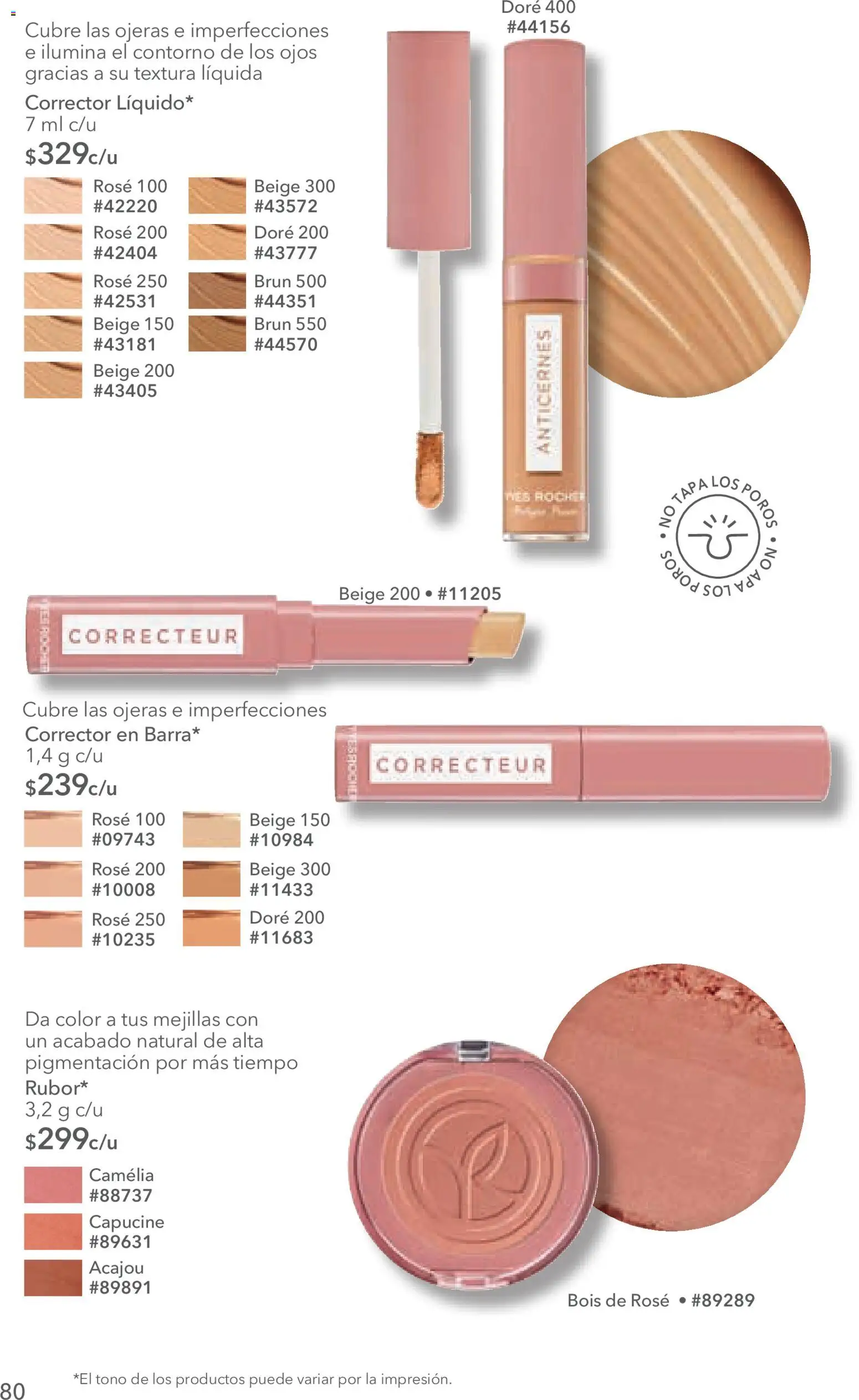 Nuevas ofertas de Yves Rocher válidas en toda la República Mexicana desde el 14/07/2026. ¡Encuentra las mejores ofertas en Yves Rocher campaña 10 2026! | Página: 82 | Productos: Contorno, Corrector