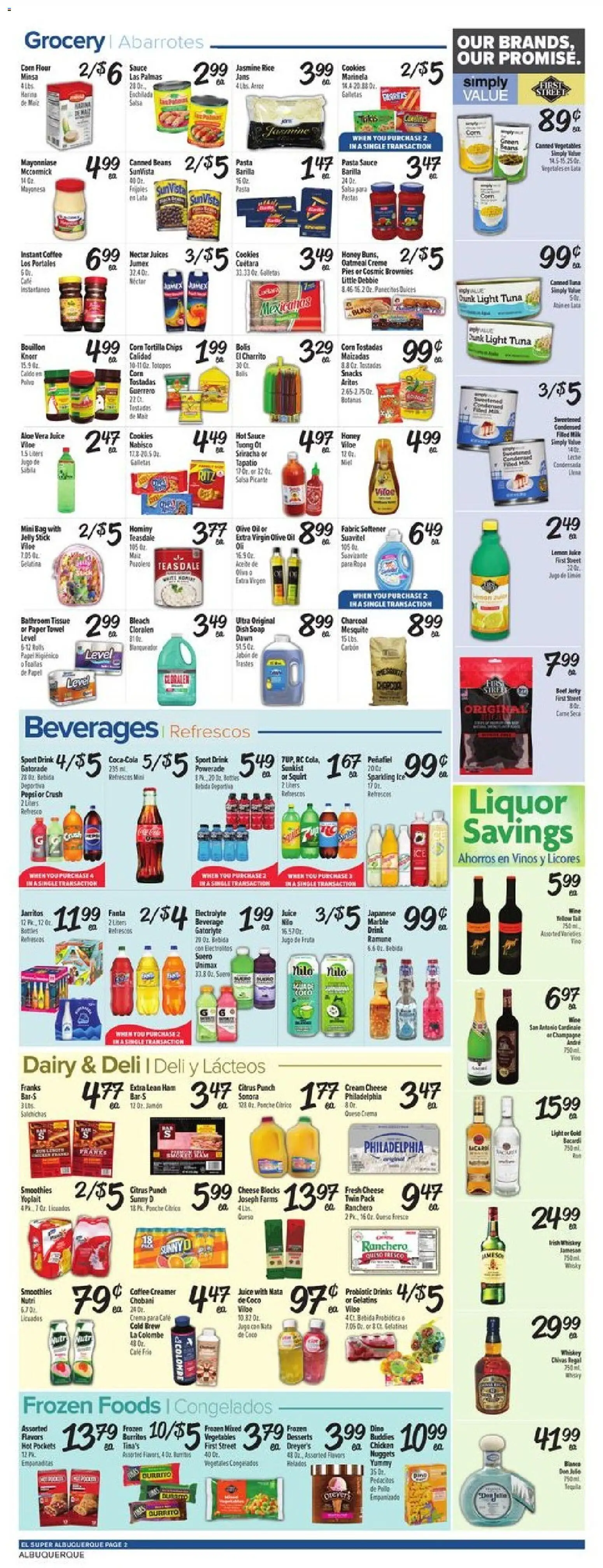 El Super Weekly Ad - NM - valid from 13.05.2026 | Page: 2 | Products: Corn, Cheese, Cream, Cookies
