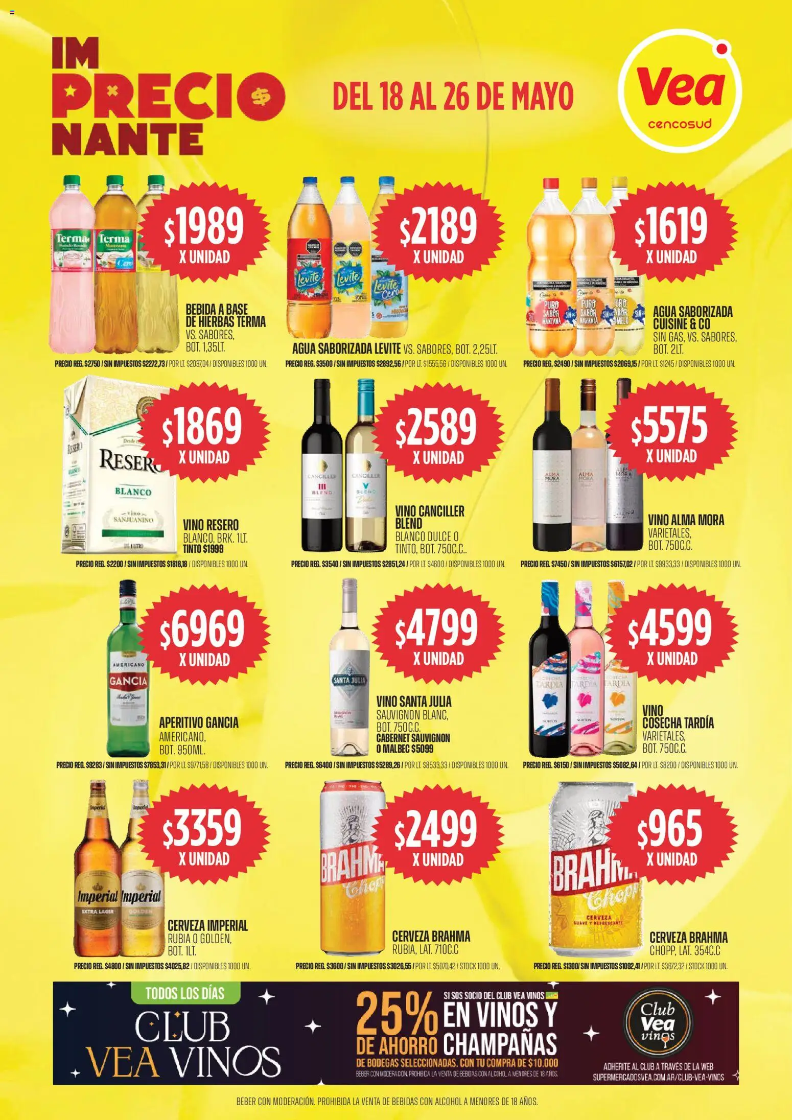 Vea ofertas │ válido desde el 18.05.2026 | Página: 7 | Productos: Agua, Vino, Cerveza, Agua saborizada