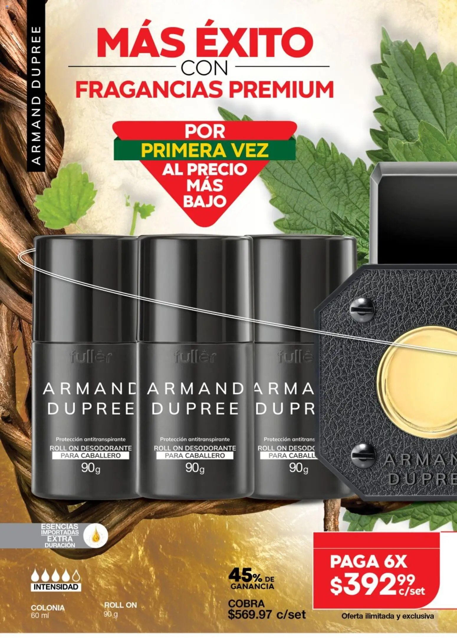Nuevas ofertas de Fuller válidas en toda la República Mexicana desde el 08/07/2026. ¡Encuentra las mejores ofertas en Fuller Gana Más 7 2026! | Página: 20 | Productos: Desodorante, Antitranspirante, Esencias