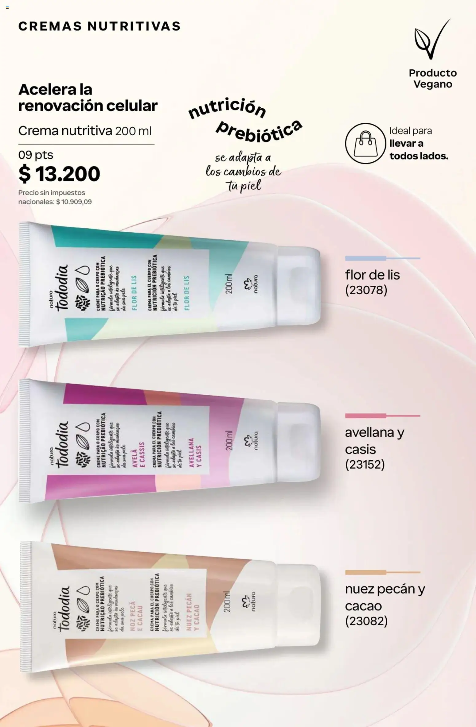 Catálogo Natura Ciclo 7 │ válido desde el 06.05.2026 | Página: 179 | Productos: Crema para el cuerpo, Nuez, Cacao, Crema