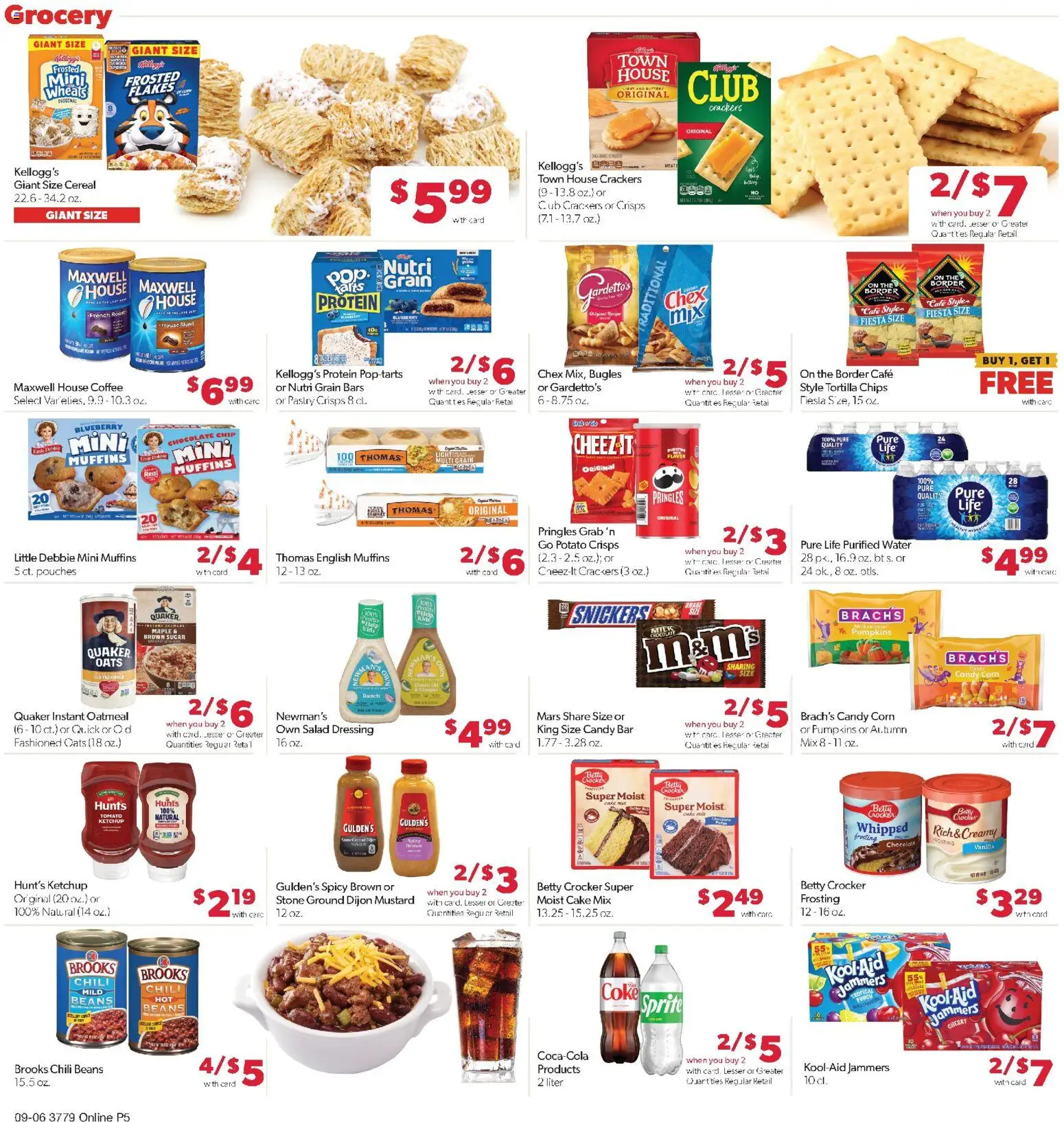 Family Fare Weekly Ad - NE - valid from 09/06/2026 | Page: 9 | Products: Candy bar, Tortilla chips, Tomato, Beans