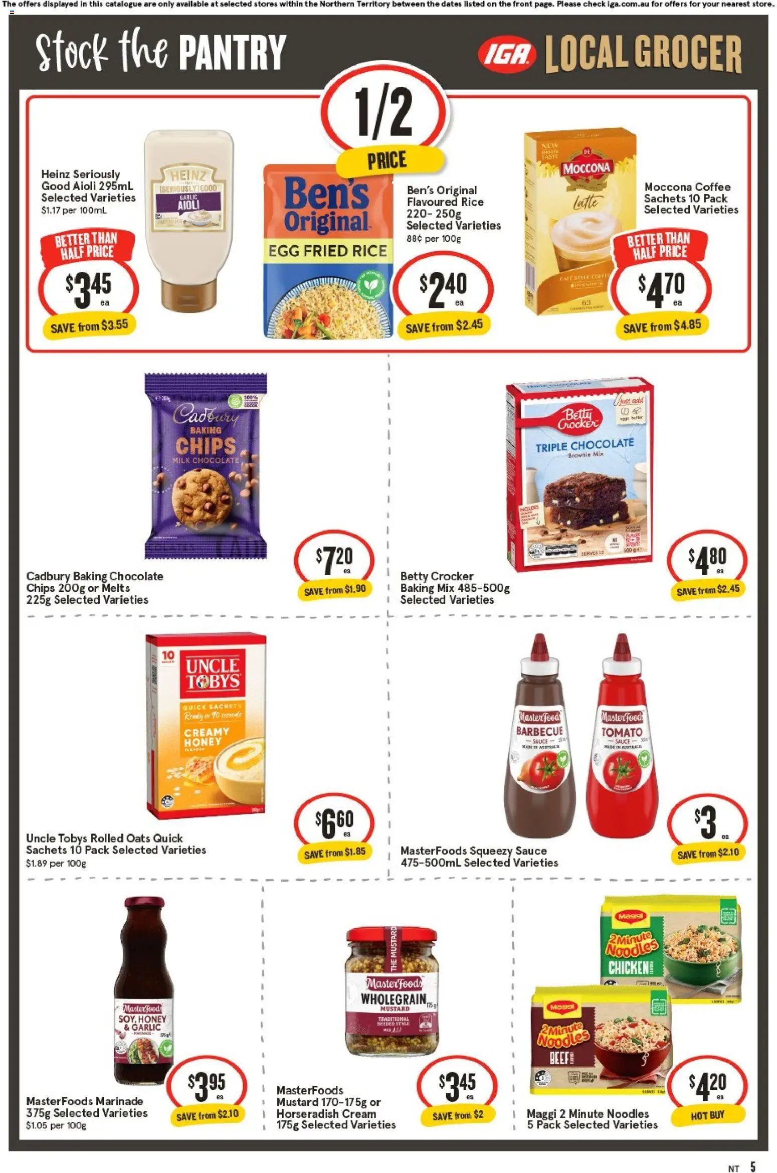 IGA catalogue - valid from 02/09/2026 | Page: 6 | Products: Rice, Beef, Sauce, Garlic