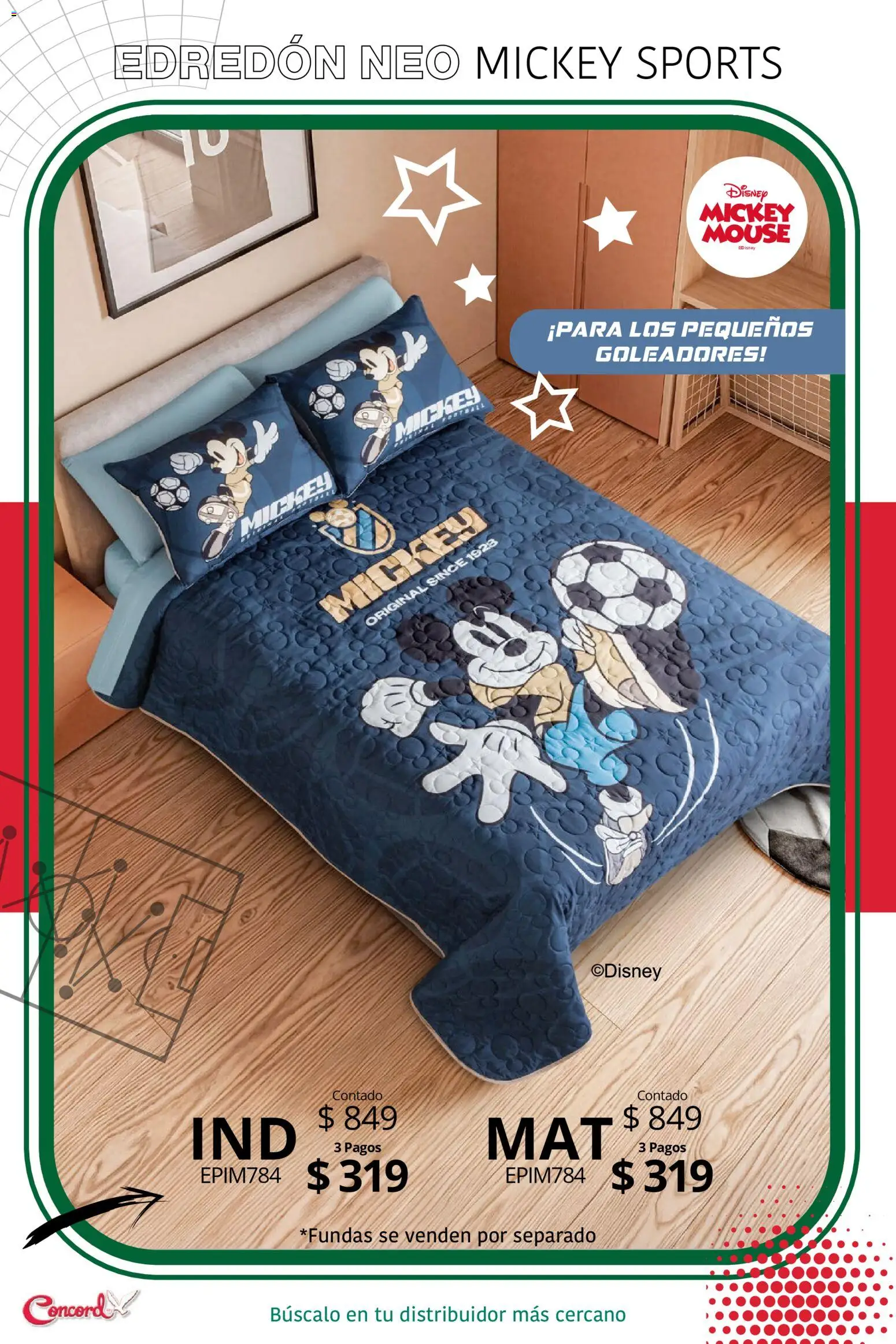 Nuevas ofertas de Colchas Concord válidas en toda la República Mexicana desde el 10/04/2026. ¡Encuentra las mejores ofertas en Colchas Concord catálogo Mundialista! | Página: 4 | Productos: Mouse