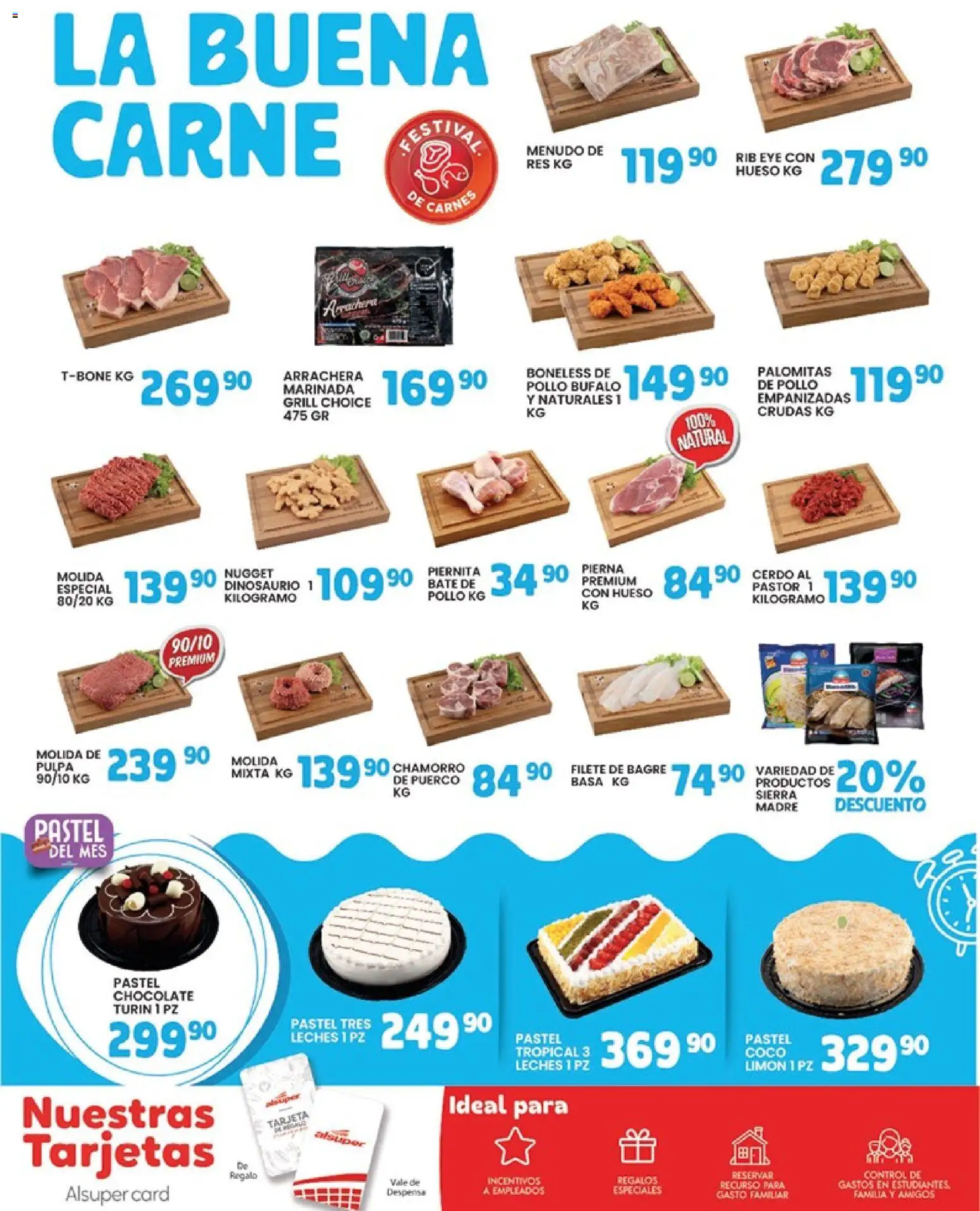Nuevas ofertas de Alsuper válidas en toda la República Mexicana desde el 28/08/2026. ¡Encuentra las mejores ofertas en Alsuper katalog! | Página: 6 | Productos: Pollo, Coco, Chamorro, Carne