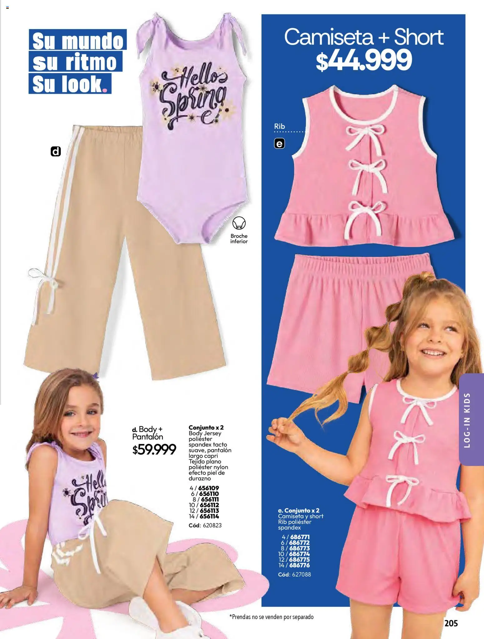 Pacifika revista - valida desde el 01.03.2026 | Página: 207 | Productos: Short, Camiseta, Conjunto, Durazno