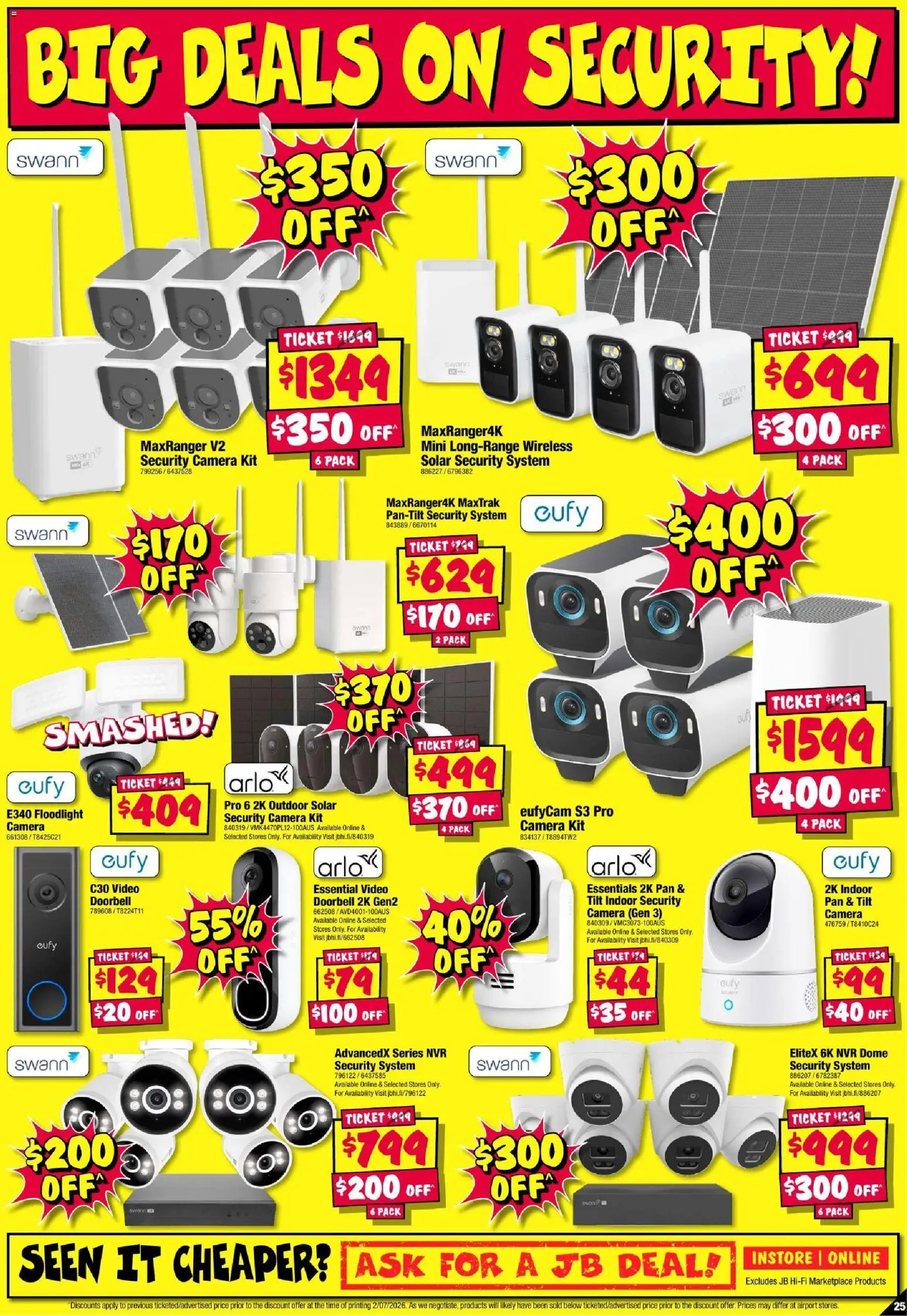 JB Hi-Fi catalogue - valid from 16/07/2026 | Page: 25 | Products: Doorbell, Camera