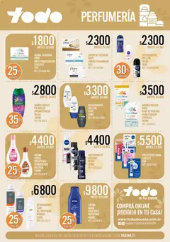 Vista previa Supermercados TODO Ofertas válido desde el 30/06/2026 | Página: 21 | Productos: Jabón líquido, Jabón, Desodorante, Crema