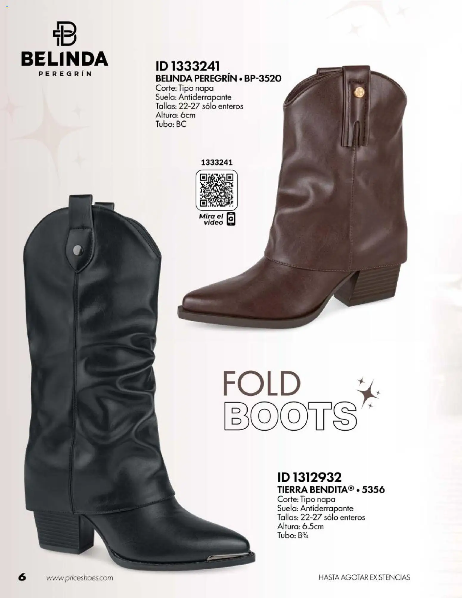 Nuevas ofertas de Price Shoes válidas en toda la República Mexicana desde el 18/07/2026. ¡Encuentra las mejores ofertas en Price Shoes catálogo Botas! | Página: 6