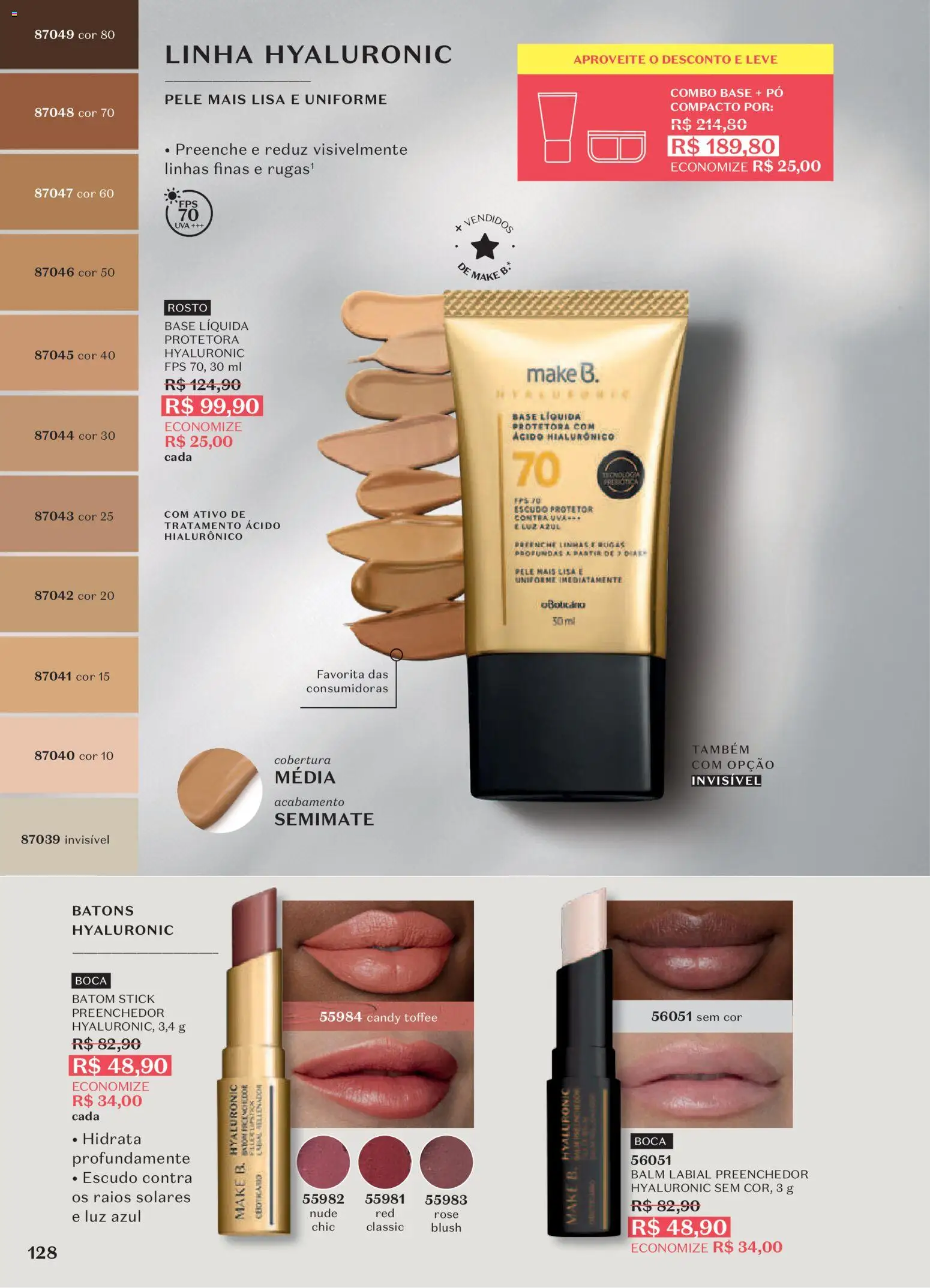O Boticário Folheto - válido de 29/06/2026 | Página: 132 | Produtos: Pó, Blush, Batom, Base