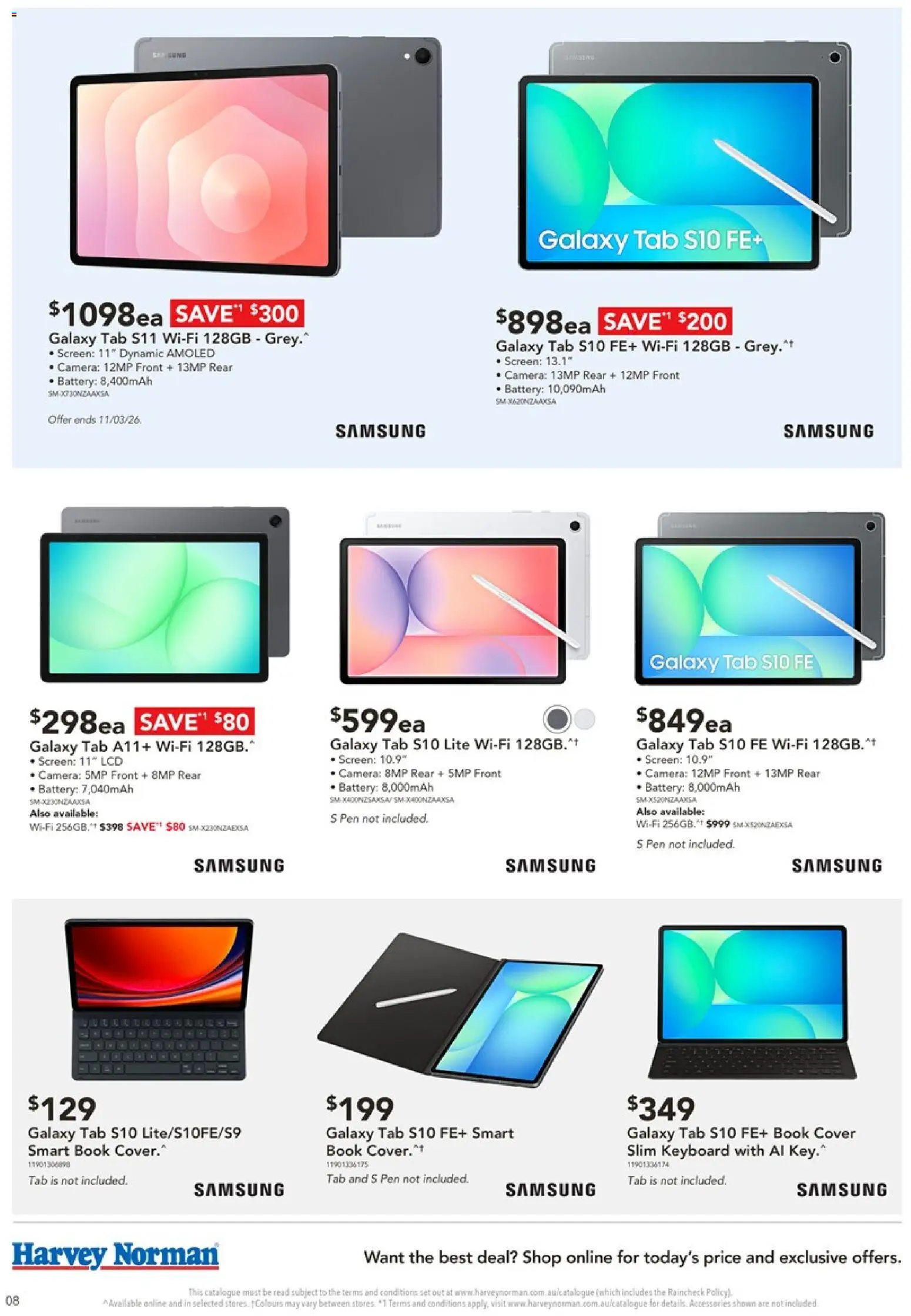 Harvey Norman catalogue - valid from 06.03.2026 | Page: 8 | Products: Battery, Accessories, Keyboard, Camera