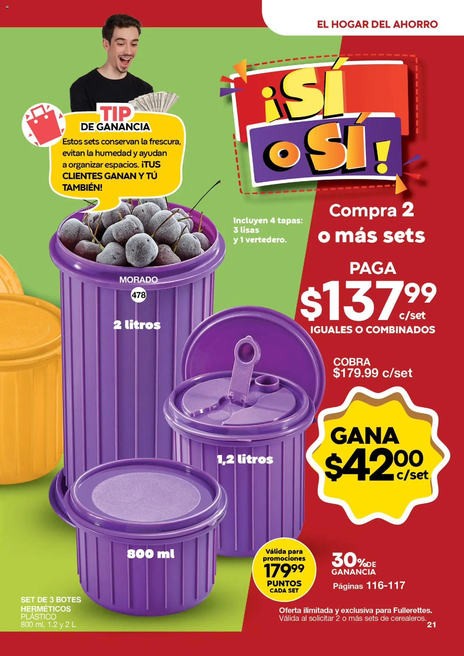 Nuevas ofertas de Fuller válidas en toda la República Mexicana desde el 24/06/2026. ¡Encuentra las mejores ofertas en Fuller Gana Mas 6 2026! | Página: 21