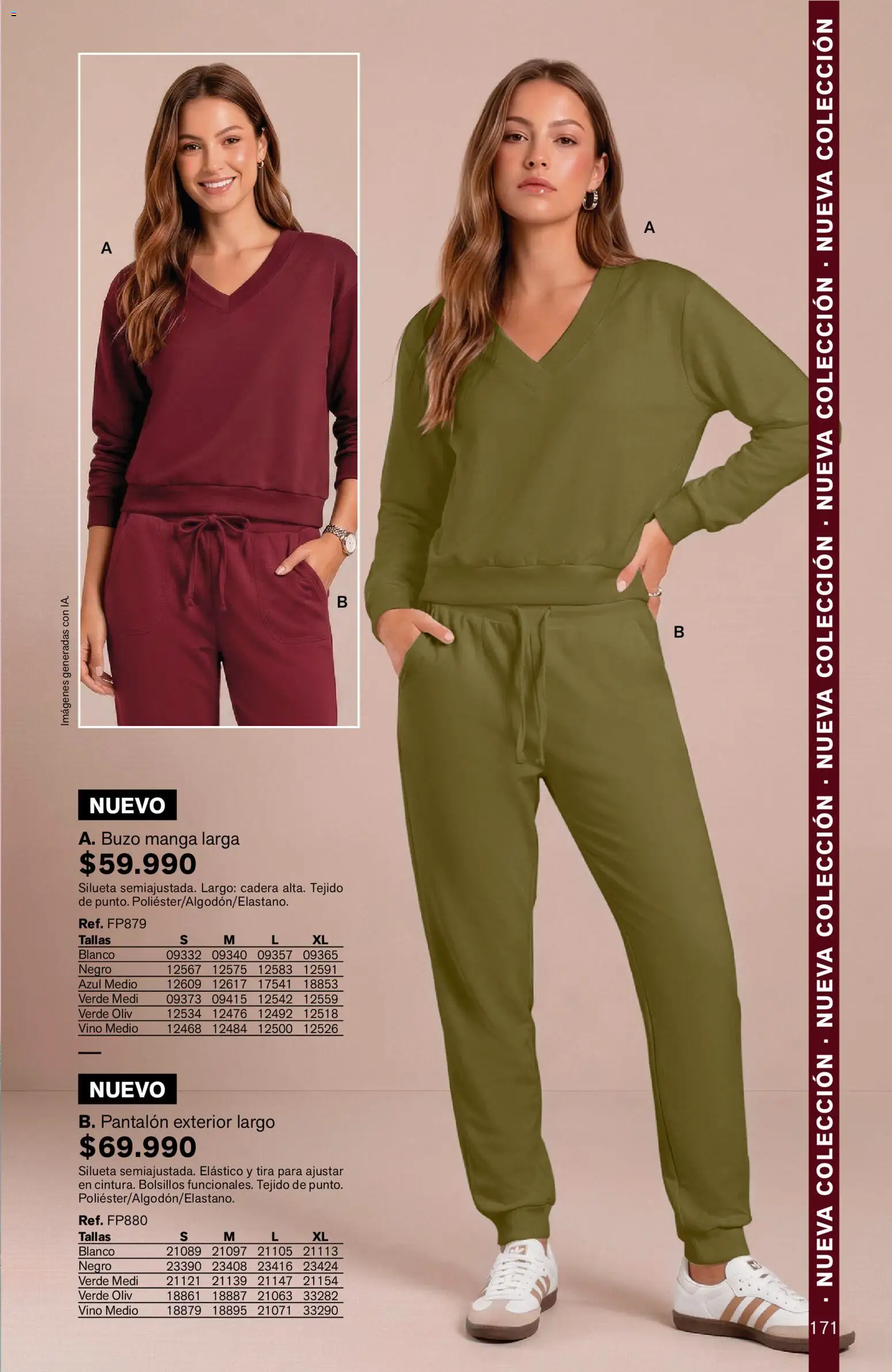 Leonisa revista - valida desde el 24/08/2026 | Página: 171 | Productos: Bolsillos, Buzo, Vino
