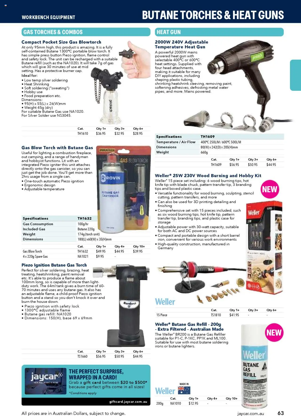 Jaycar catalogue - valid from 09/07/2025 | Page: 63 | Products: Food, Light, Wood, Press