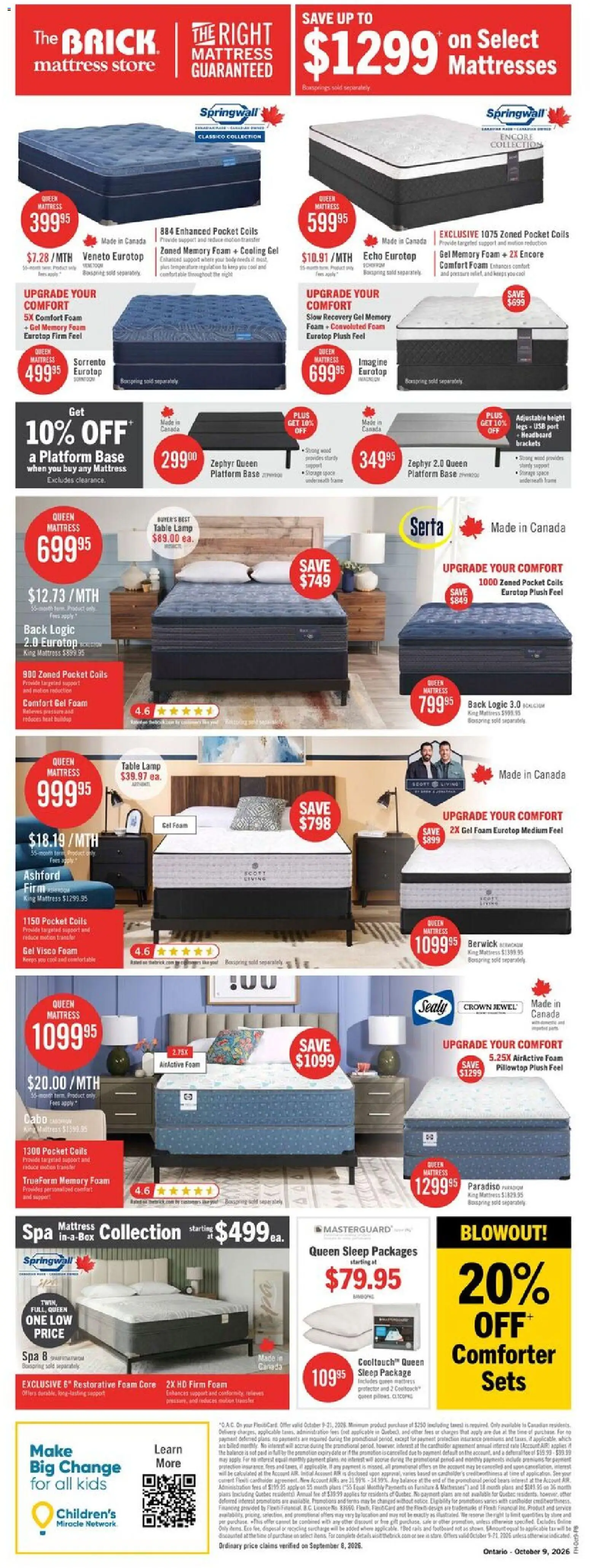The Brick flyer valid from Oct 9, 2026 | Page: 5