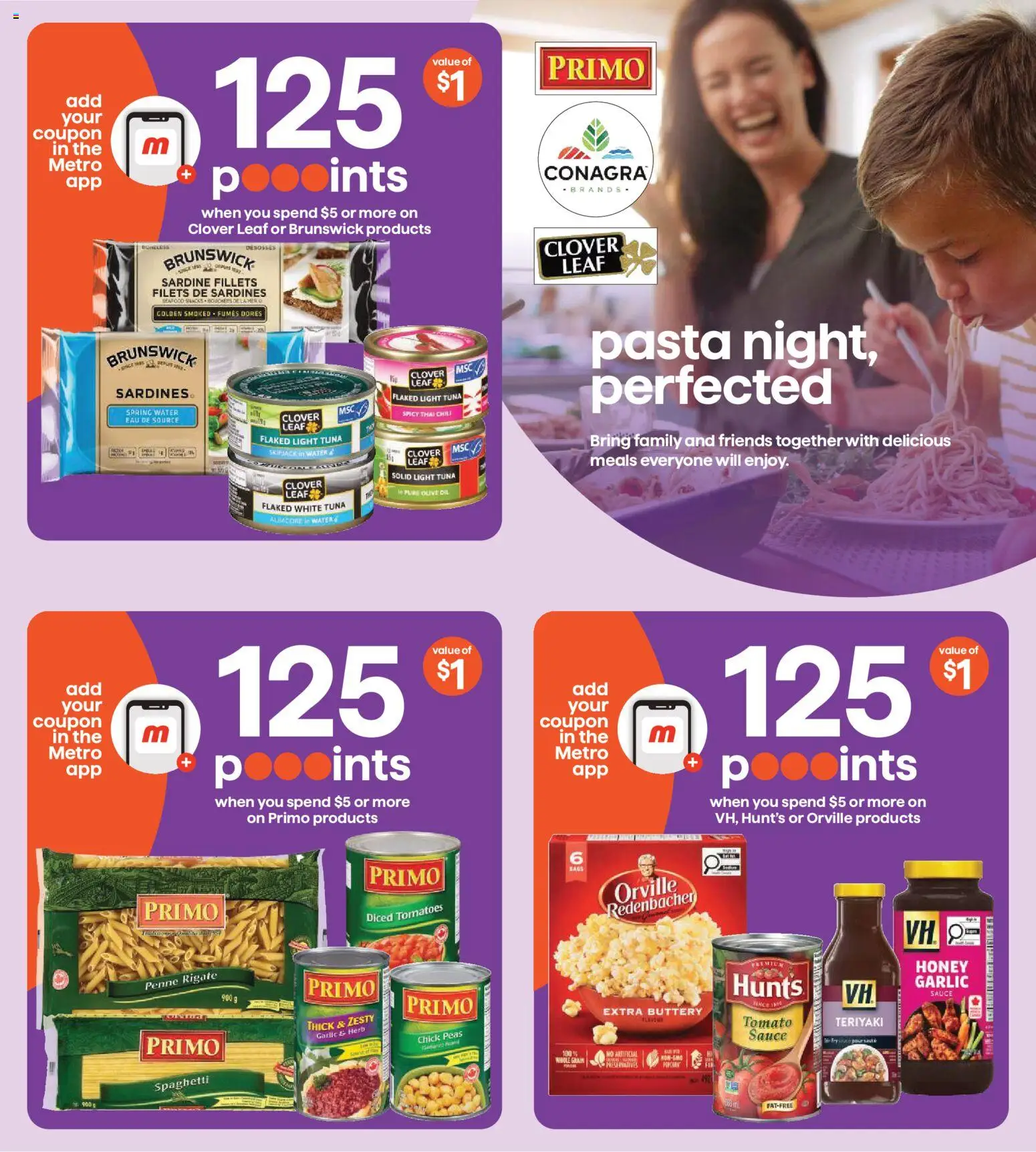 Metro flyer valid from Aug 6, 2026 | Page: 4 | Products: Pasta, Oil, Tomatoes