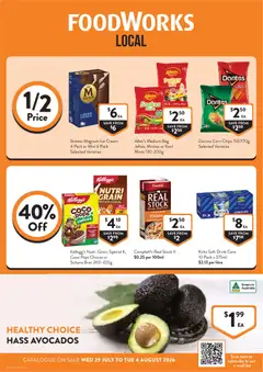 Preview of Foodworks catalogue QLD - valid from 29/07/2026