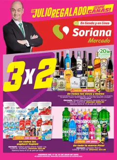 Vista previa de Soriana Julio Regalado Mercado Nacional, nuevo folleto de la tienda, válido en México a partir del 17/07/2026
