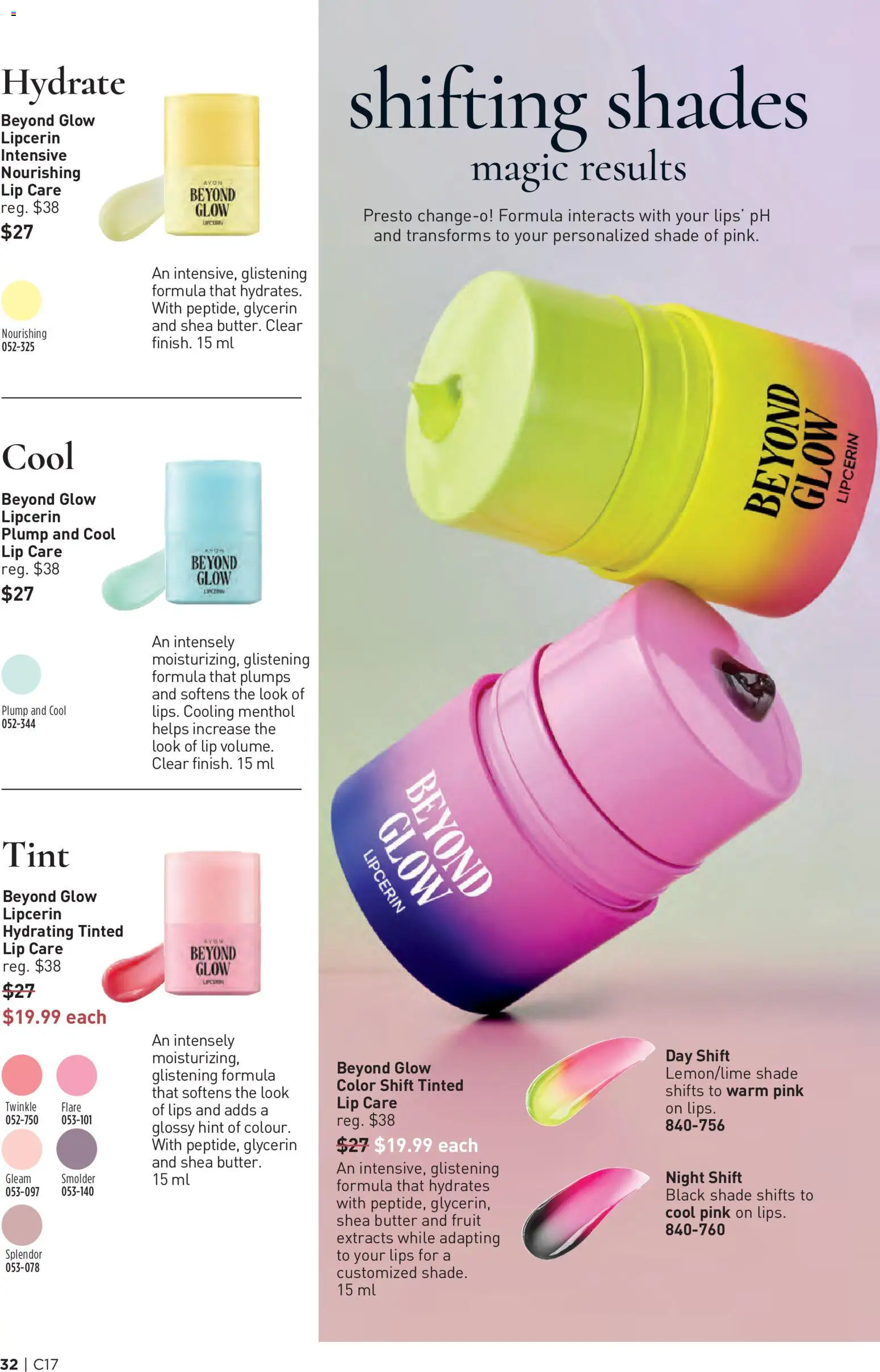 Avon flyer valid from Aug 13, 2026 | Page: 32 | Products: Fruit, Butter, Shea butter