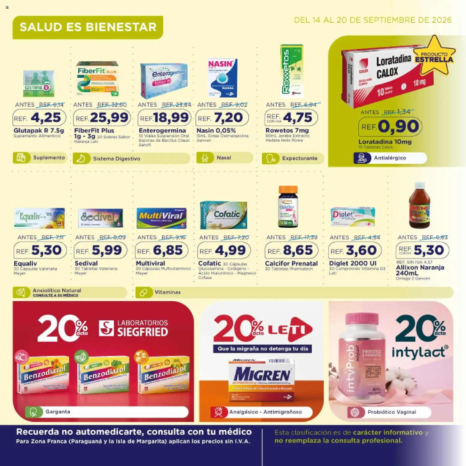 FarmaTodo revista - valida desde el 14/09/2026 | Página: 9 | Productos: Omega, Jarabe, Multivitamínico, Vitaminas