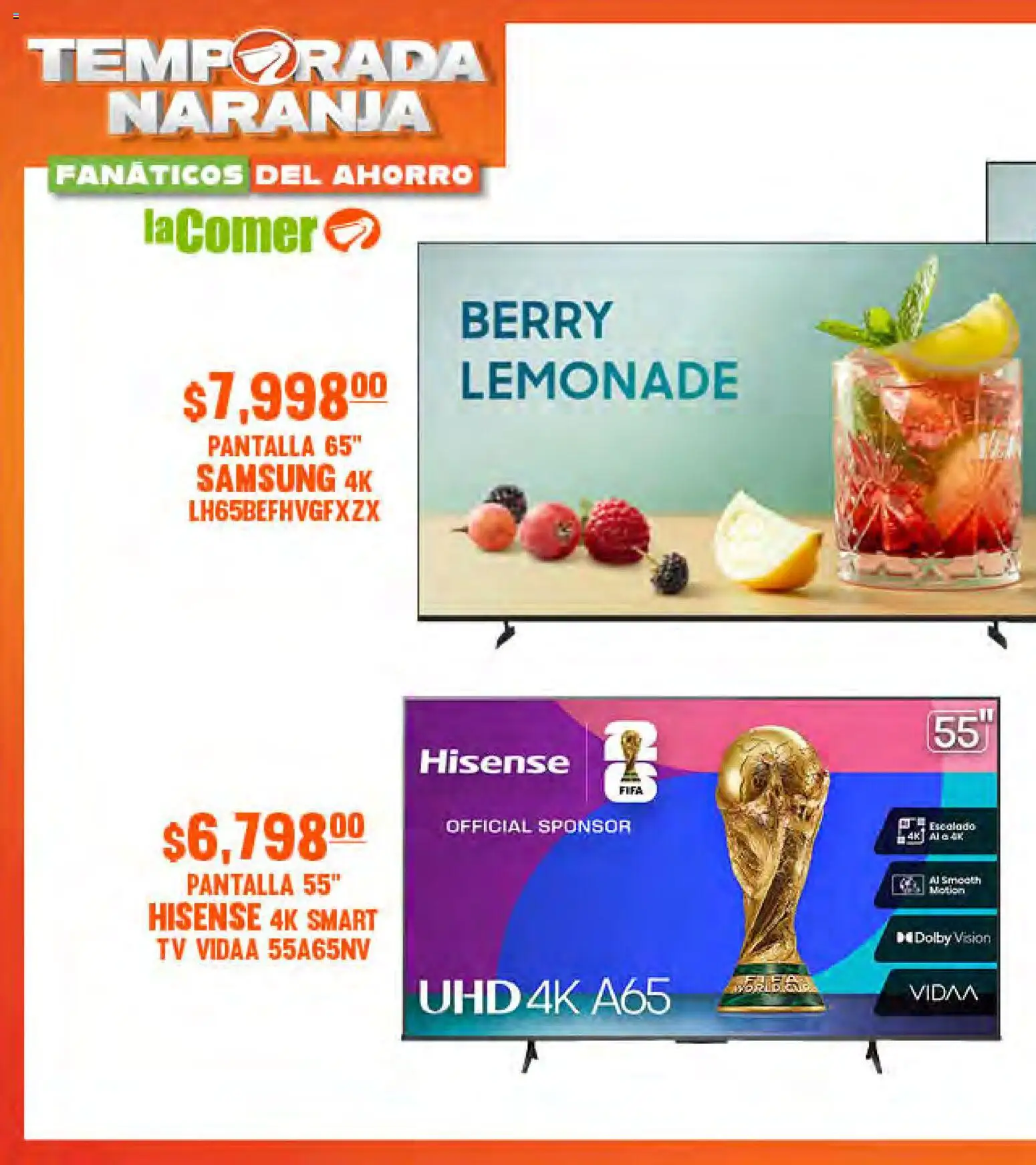 Nuevas ofertas de La Comer válidas en toda la República Mexicana desde el 05/08/2026. ¡Encuentra las mejores ofertas en La Comer folleto! | Página: 78