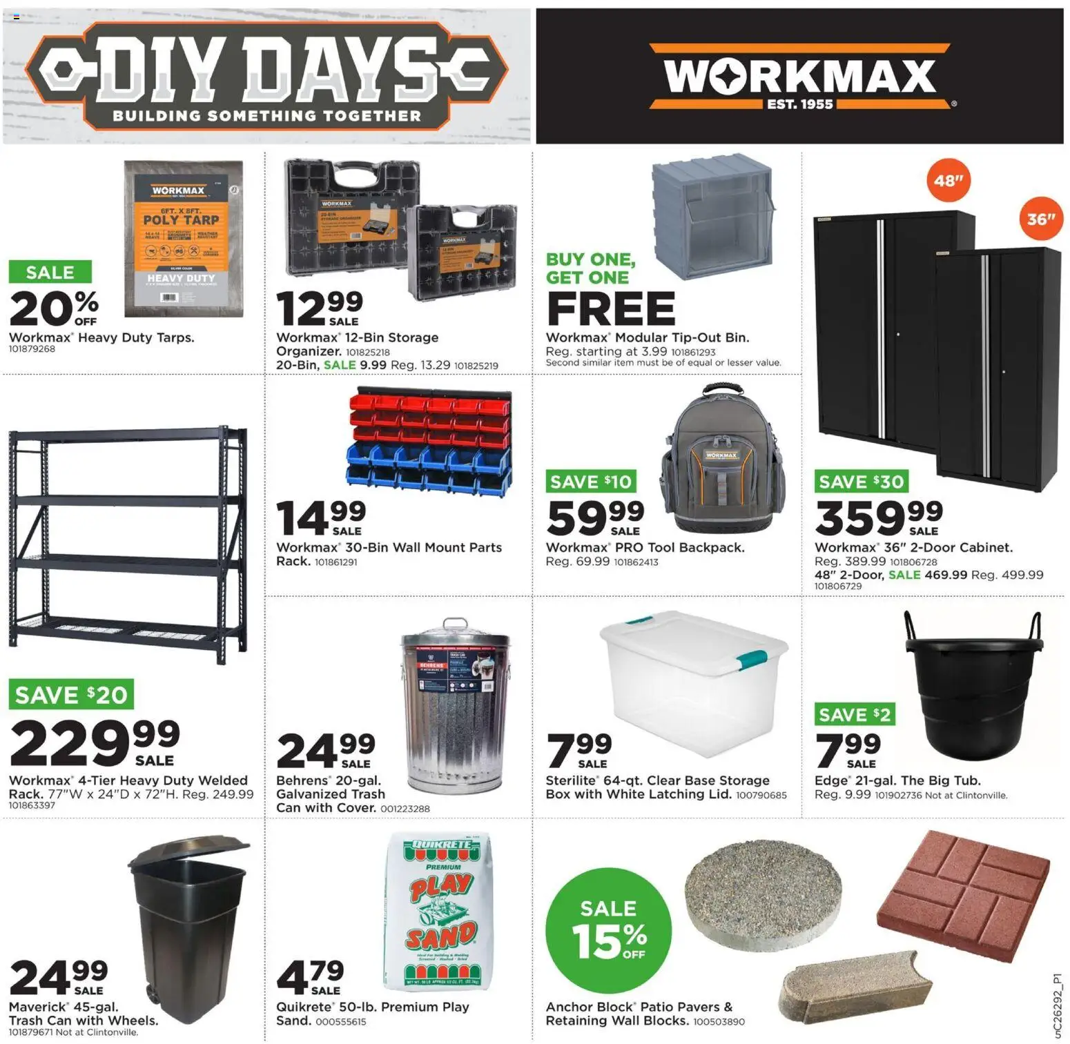 Mills Fleet Farm DIY Days - valid from 07/13/2026 | Page: 5 | Products: Box, Anchor