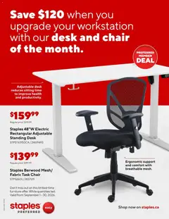 Preview of Staples flyer - Business Flyer from shop Staples valid from Sep 1, 2026