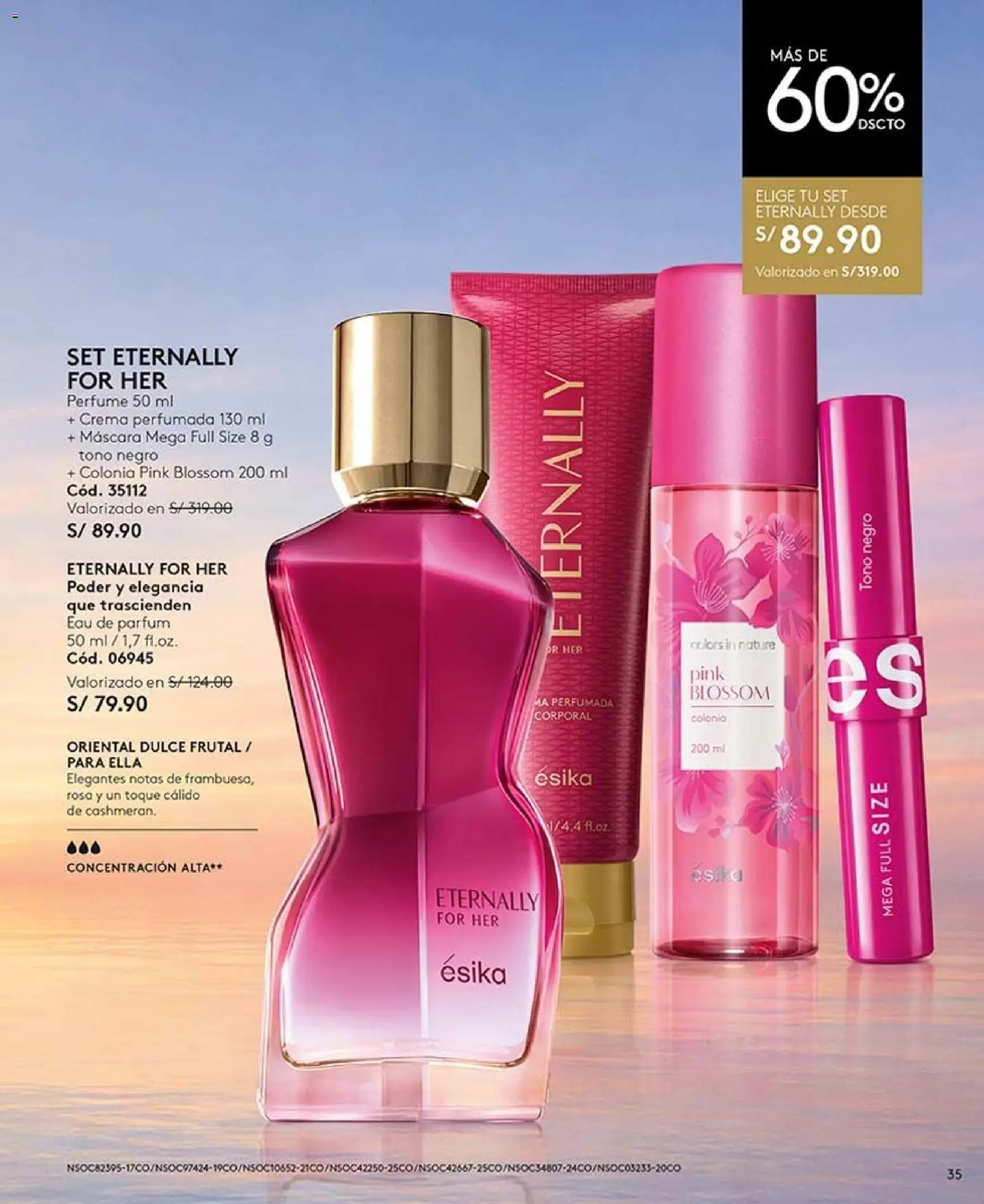 Catálogo Ésika válido desde 02/08/2026 | Página: 35 | Productos: Máscara, Crema, Perfume