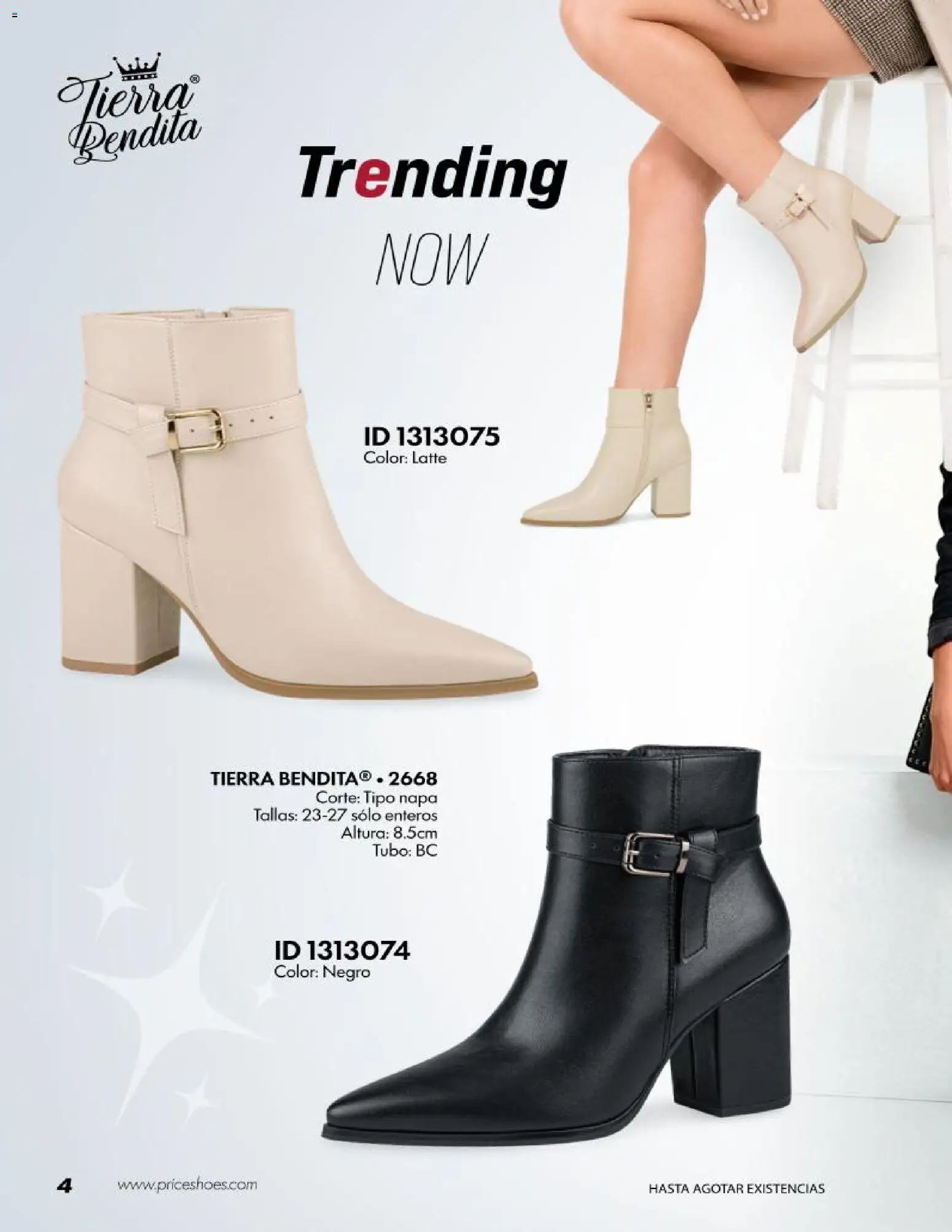 Nuevas ofertas de Price Shoes válidas en toda la República Mexicana desde el 20/10/2026. ¡Encuentra las mejores ofertas en Price Shoes catálogo Botines Basicos! | Página: 4