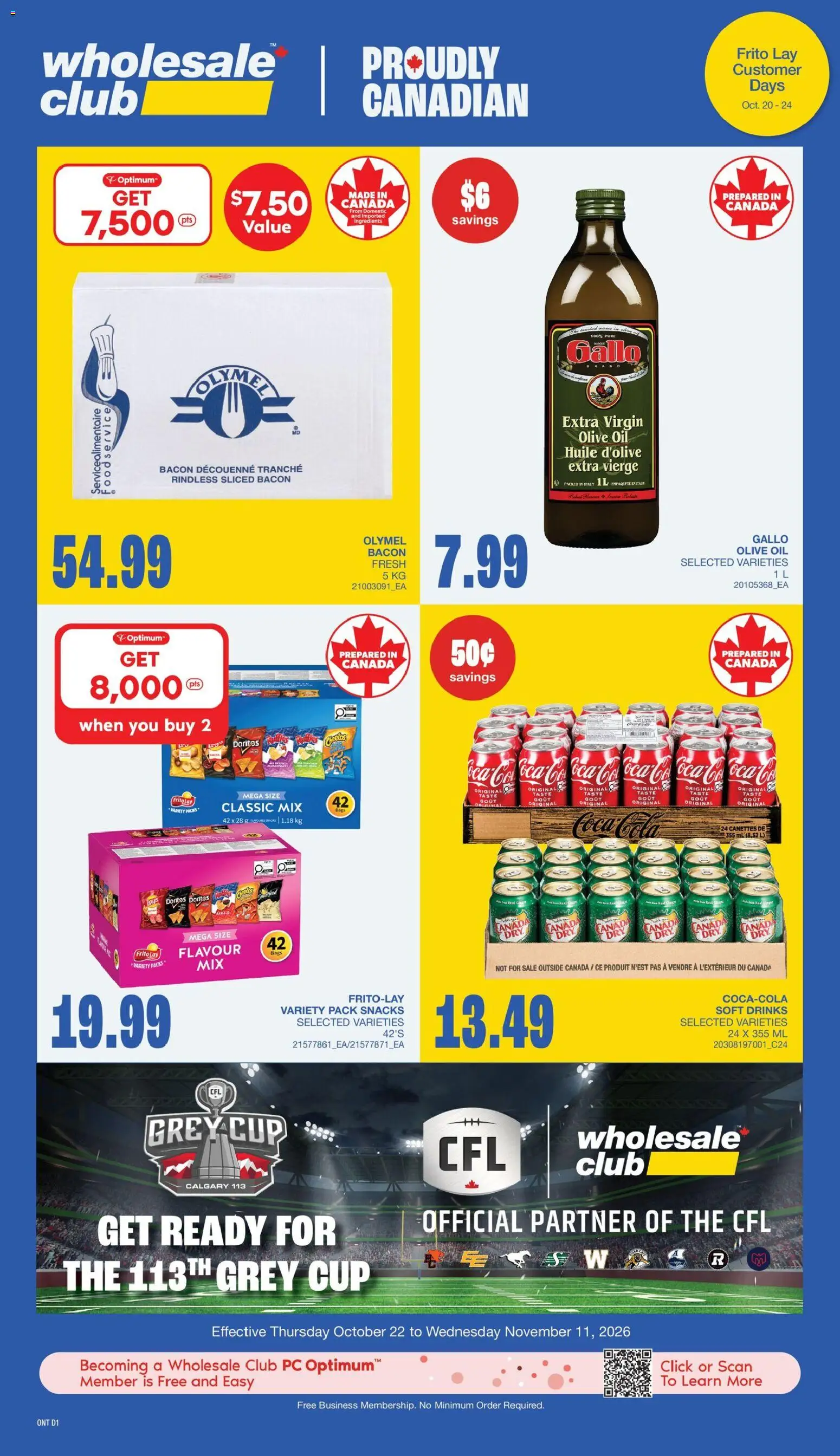 Wholesale Club flyer valid from Oct 22, 2026 | Page: 3