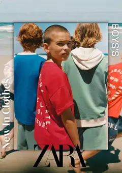 Vista previa de Zara catálogo Boys', nuevo folleto de la tienda, válido en México a partir del 01/07/2026