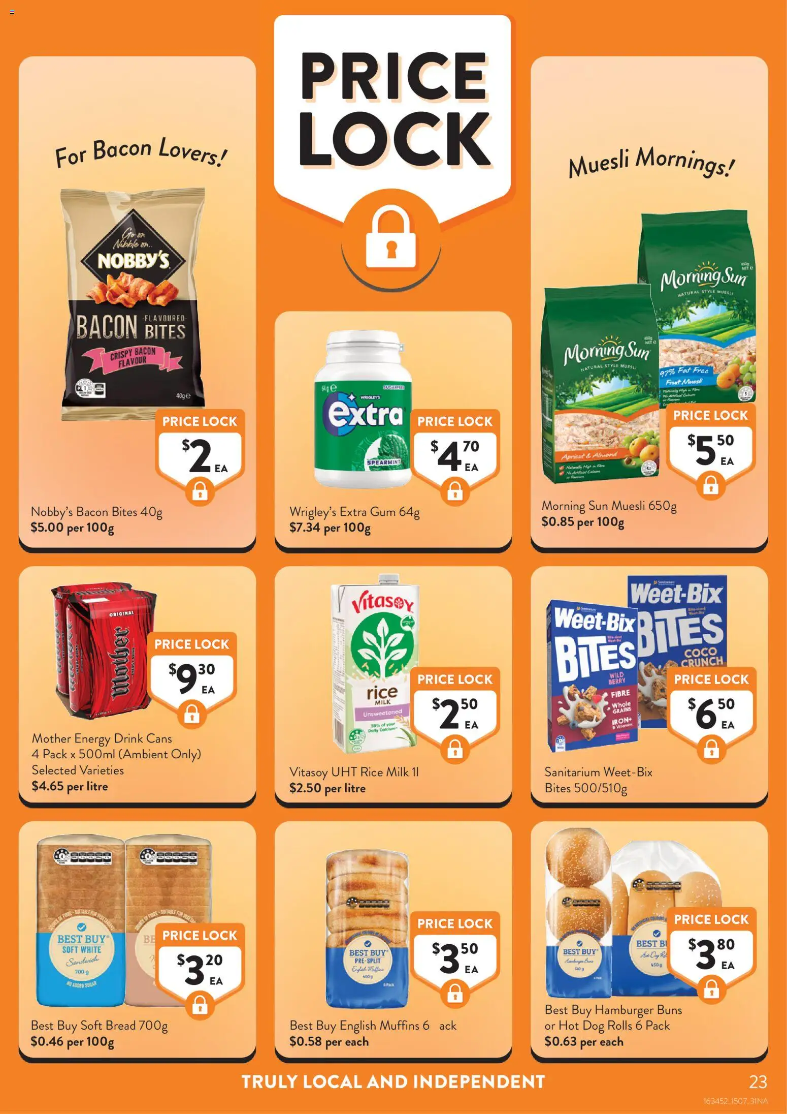 Foodworks catalogue - valid from 15/07/2026 | Page: 23 | Products: Milk, Rice, Muffins, Sugar